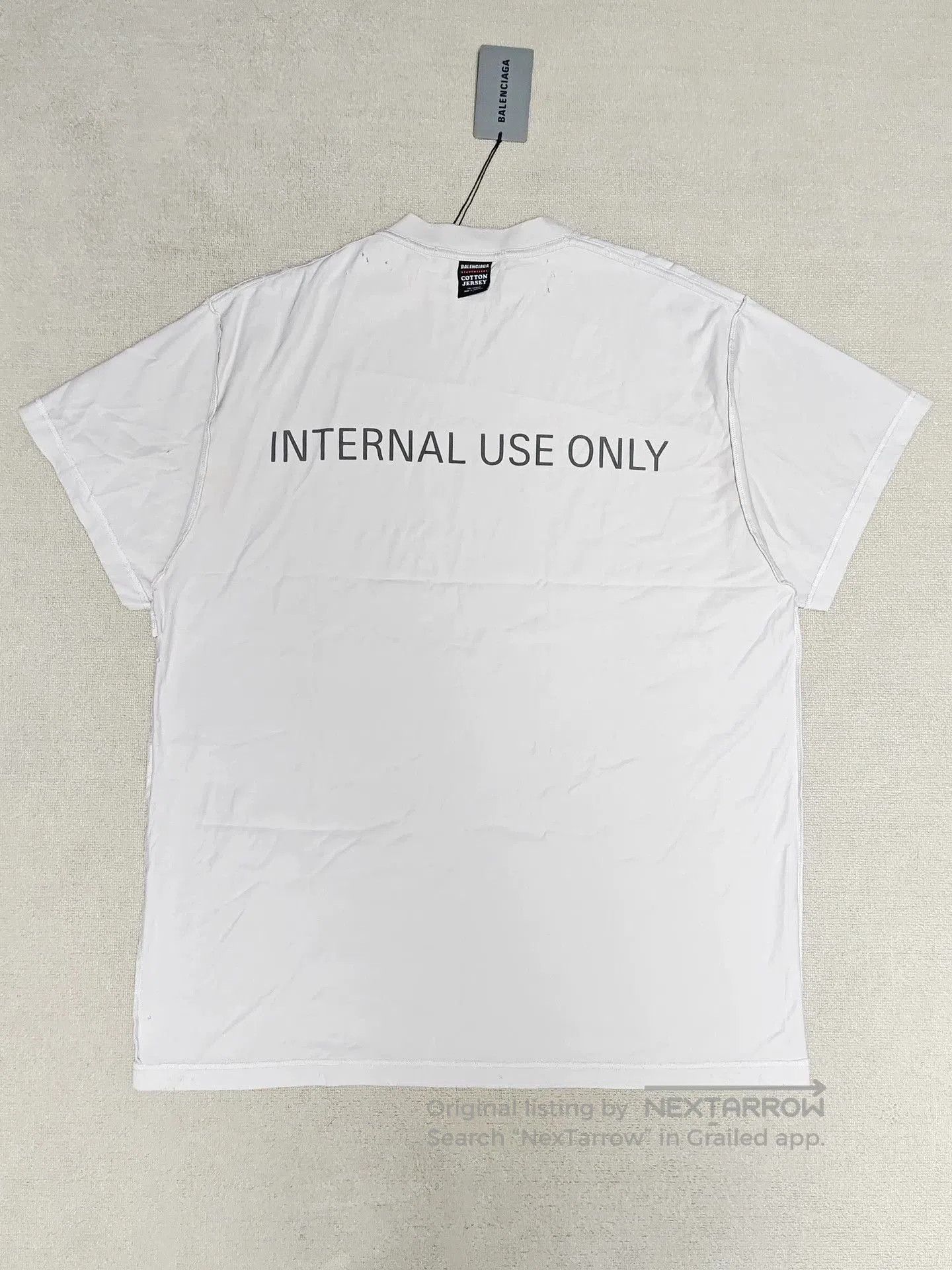 Balenciaga Balenciaga Internal Use Only Reversed Tee. Size US M / EU 48-50 / 2 - 3 Thumbnail