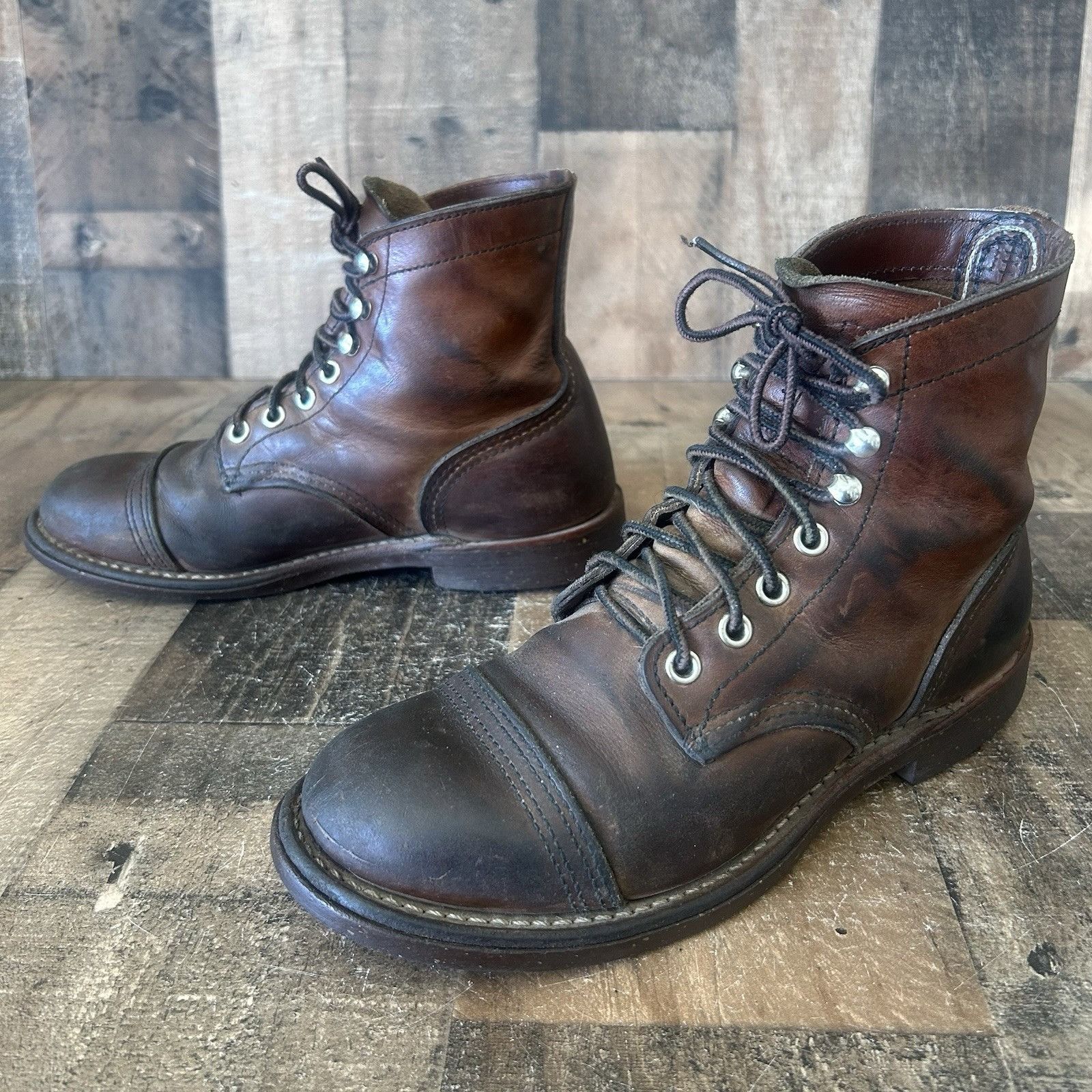 Red Wing Red Wing 8111 Iron Ranger Work Boots Mens 4.5 D Size US 5 / EU 37 - 1 Thumbnail
