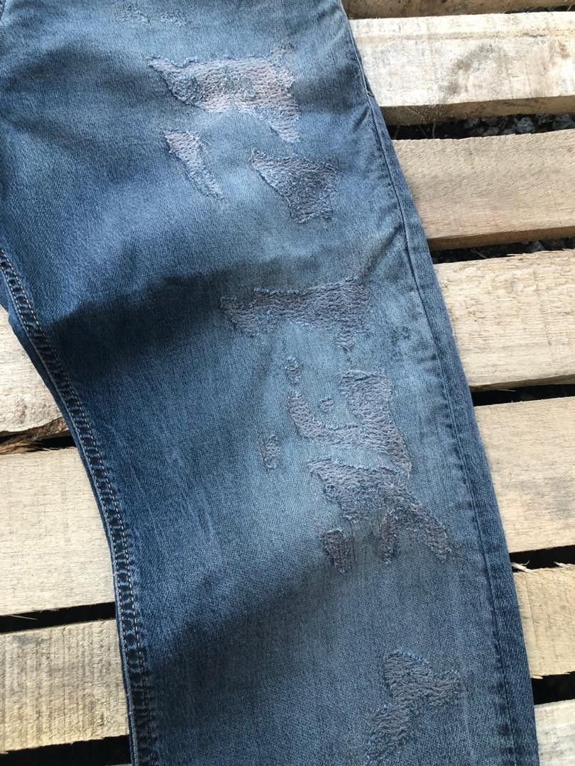 Diesel Diesel Krooley-Ne Denim Sweatpants Size US 34 / EU 50 - 10 Thumbnail