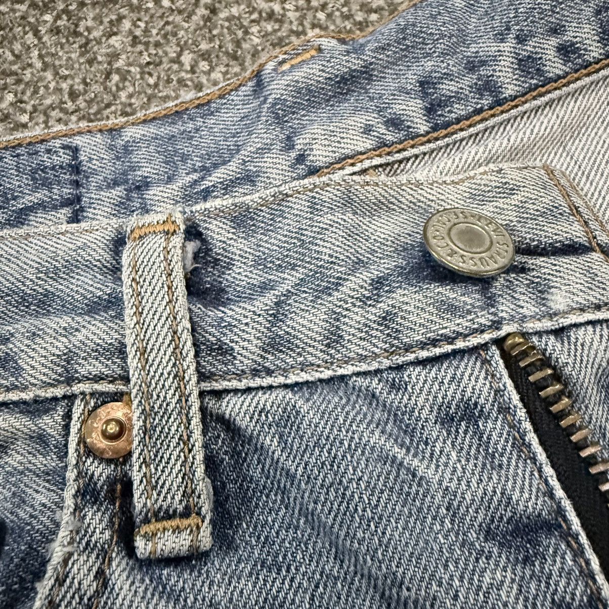 Levi's Vintage Clothing Vintage Big E Levis 502xx Selvedge 80s 90s Faded Aging Denim Size US 29 - 15 Thumbnail