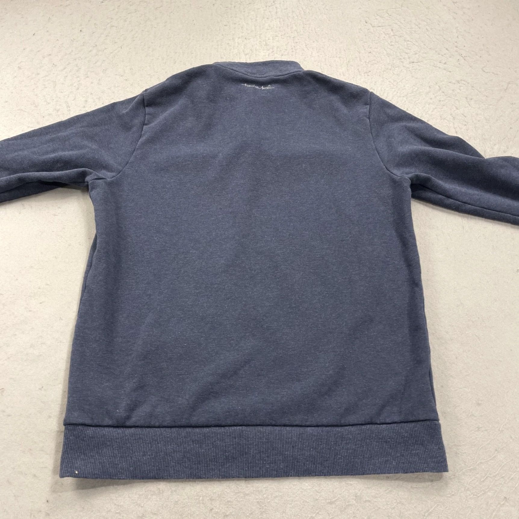 TravisMathew Travis Mathew Sweatshirt Mens M Blue Hideaway Pullover 1/4 Zip TM Golf Size US M / EU 48-50 / 2 - 5 Thumbnail