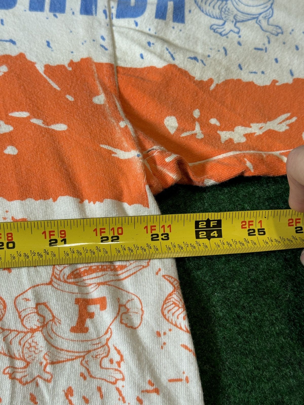 Vintage Vtg 90s FSU Florida Gators All Over Print Aop Boxy T Shirt Size US L / EU 52-54 / 3 - 4 Thumbnail