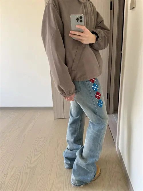 VIBE Vintage Blue Jeans Street Style Size US 30 / EU 46 - 3 Thumbnail