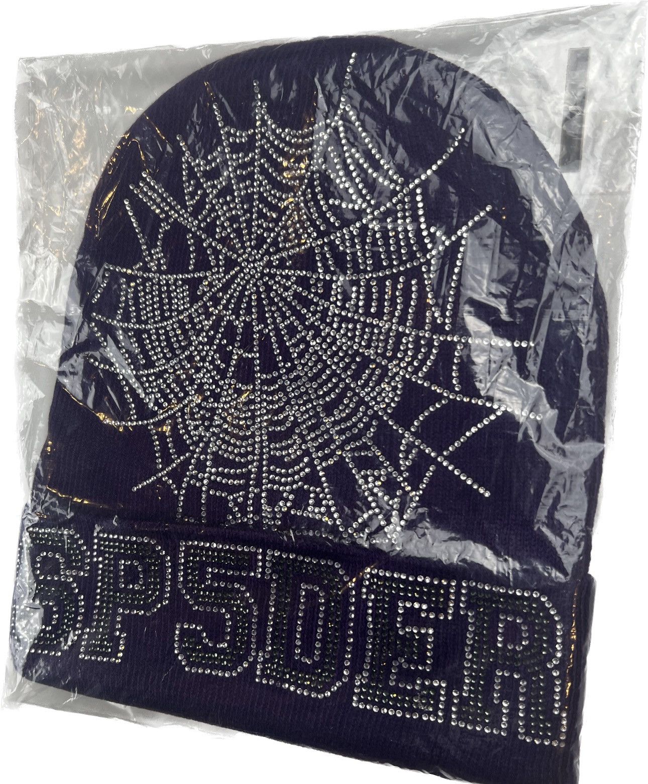 Sp5der Sp5der Rhinestone Beanie Size ONE SIZE - 6 Thumbnail