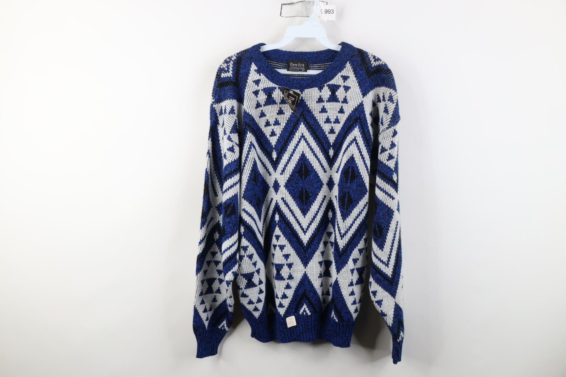 Vintage Deadstock Vintage 90s Coogi Style Knit Crewneck Sweater USA Size M / US 6-8 / IT 42-44 - 1 Thumbnail