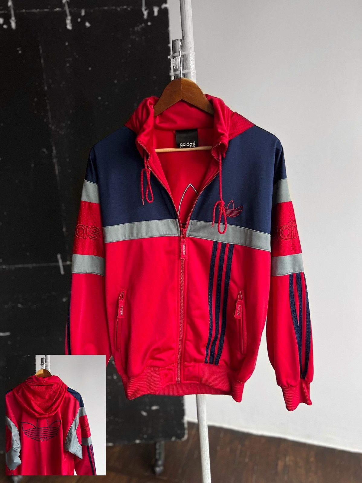 Adidas × Streetwear × Vintage Adidas Mens Vintage 90s Red