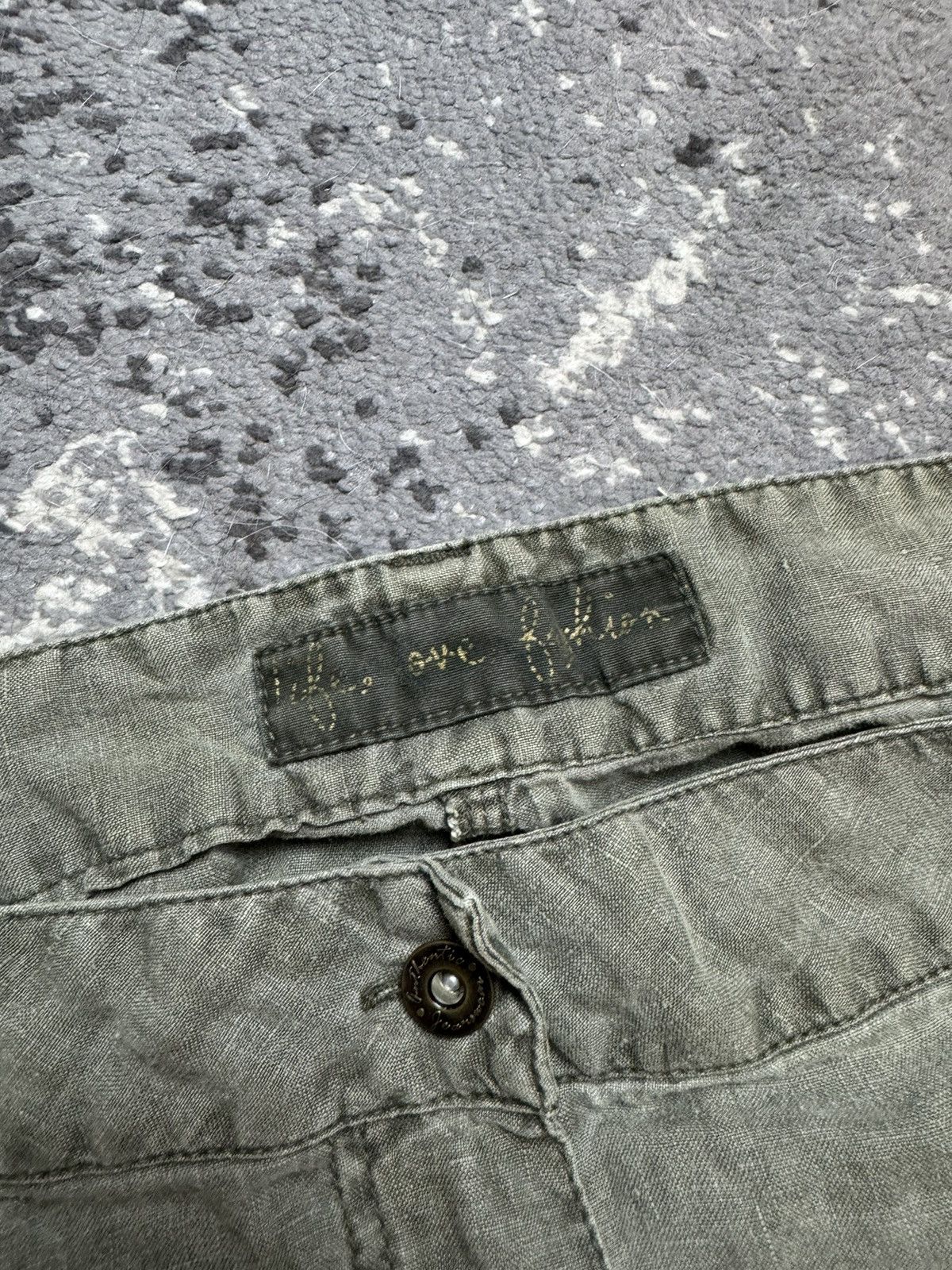 Japanese Brand × Vintage Vintage Y2K Baggy If Six Was Style Opium Cargo Linen Pants Size US 33 - 6 Thumbnail