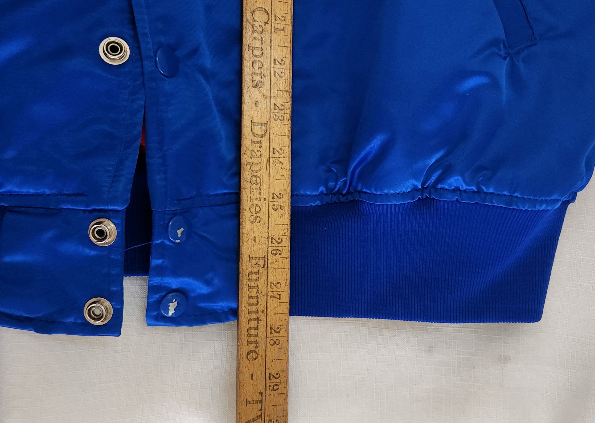 NFL × Starter × Vintage Starter True Vintage 80's New York Giants NFL Satin Football Size US XL / EU 56 / 4 - 12 Thumbnail