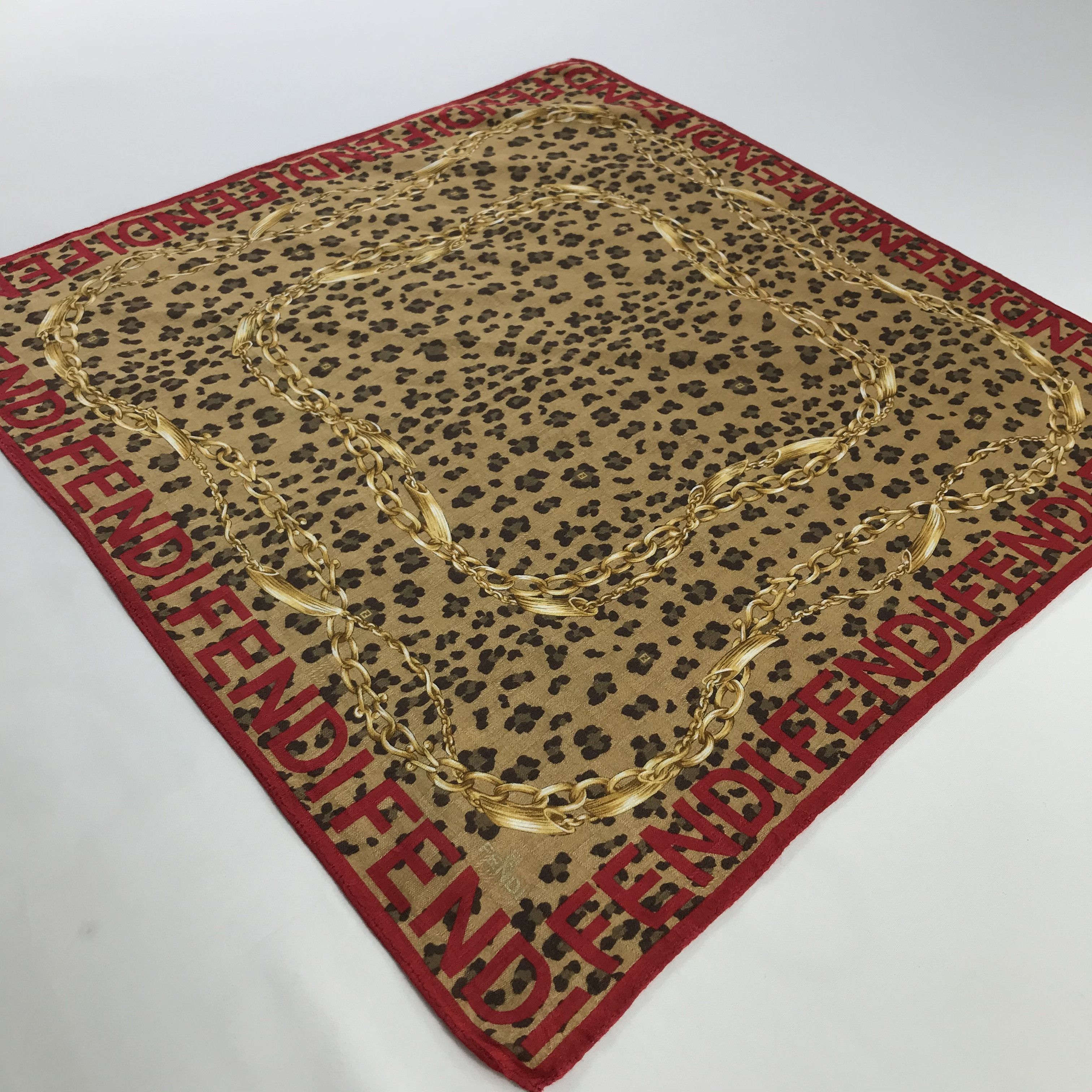 Vintage Vintage Fendi Bandana / Handkerchief / Neckerchief - S587 Size ONE SIZE - 2 Thumbnail