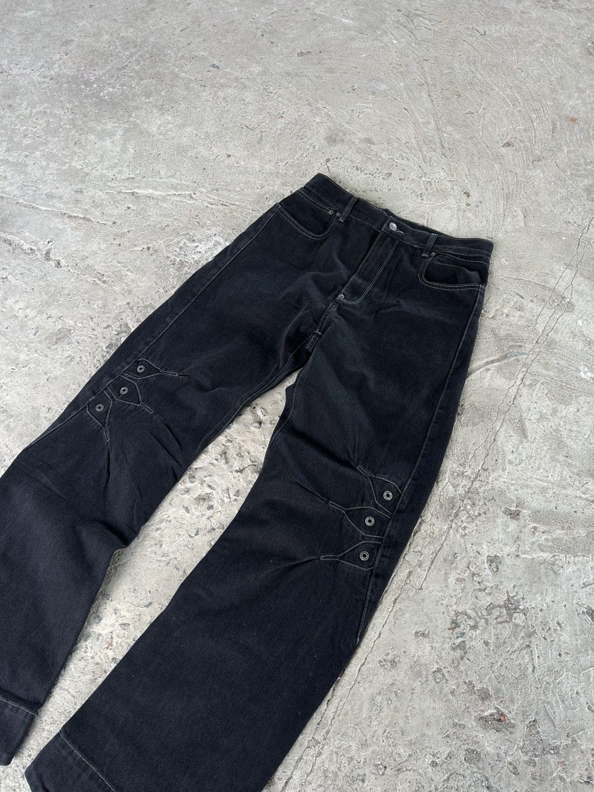 Kiko Kostadinov × Levi's Levi’s x Kiko Kostadinov Black Archive Bootcut Denim 31x34 Size US 31 - 6 Thumbnail