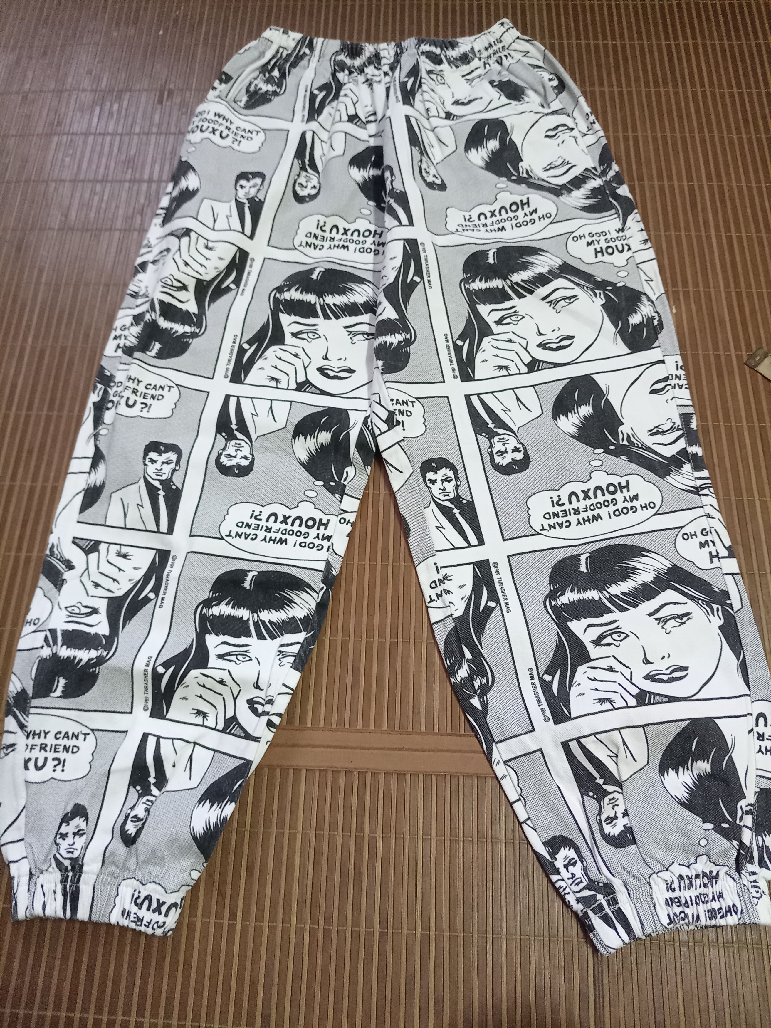 Thrasher Vintage 1989 Thrasher Magazinr "My Boyfriend" Casual Pants Size US 28 / EU 44 - 1 Thumbnail