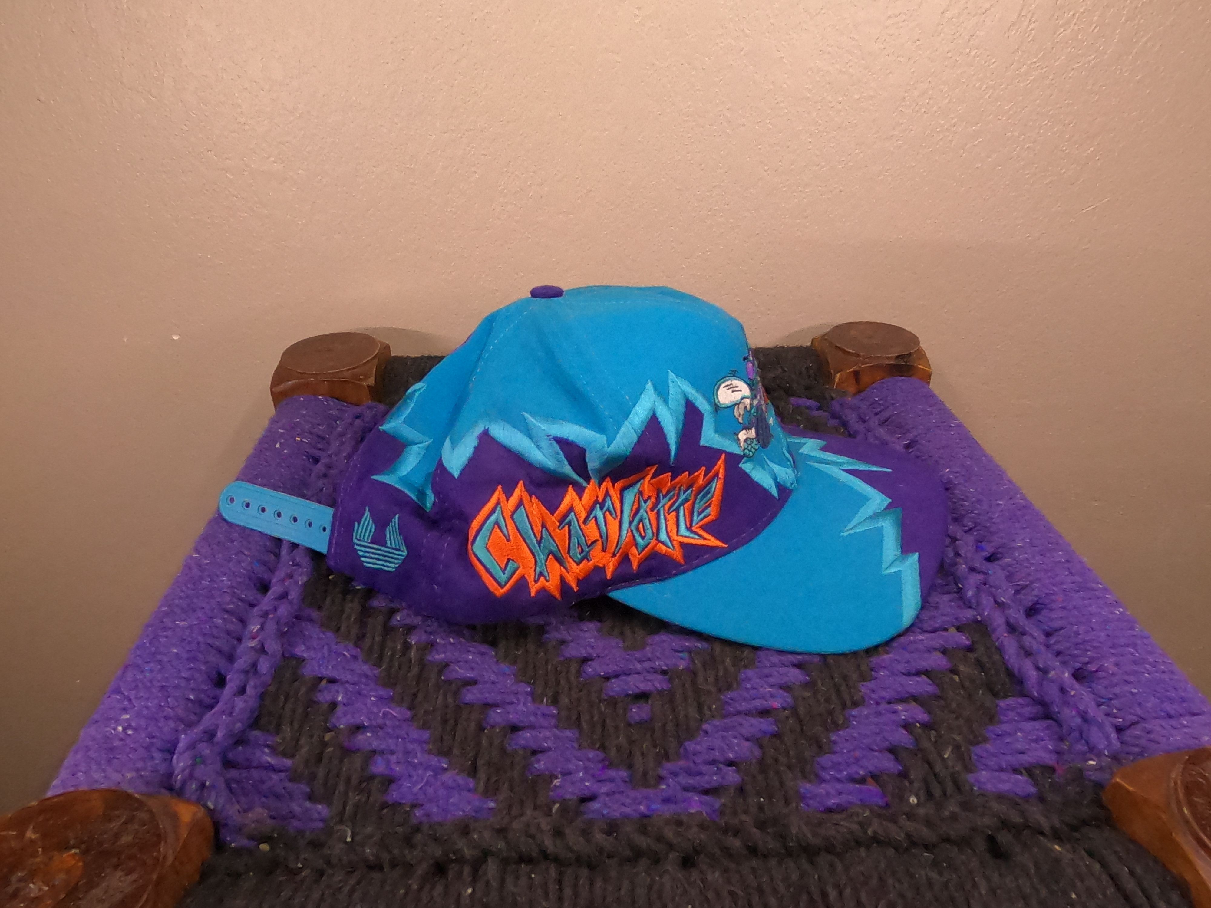 NBA Vintage Clutch Charlotte Hornets Graffiti 90s Snapback Size ONE SIZE - 2 Thumbnail