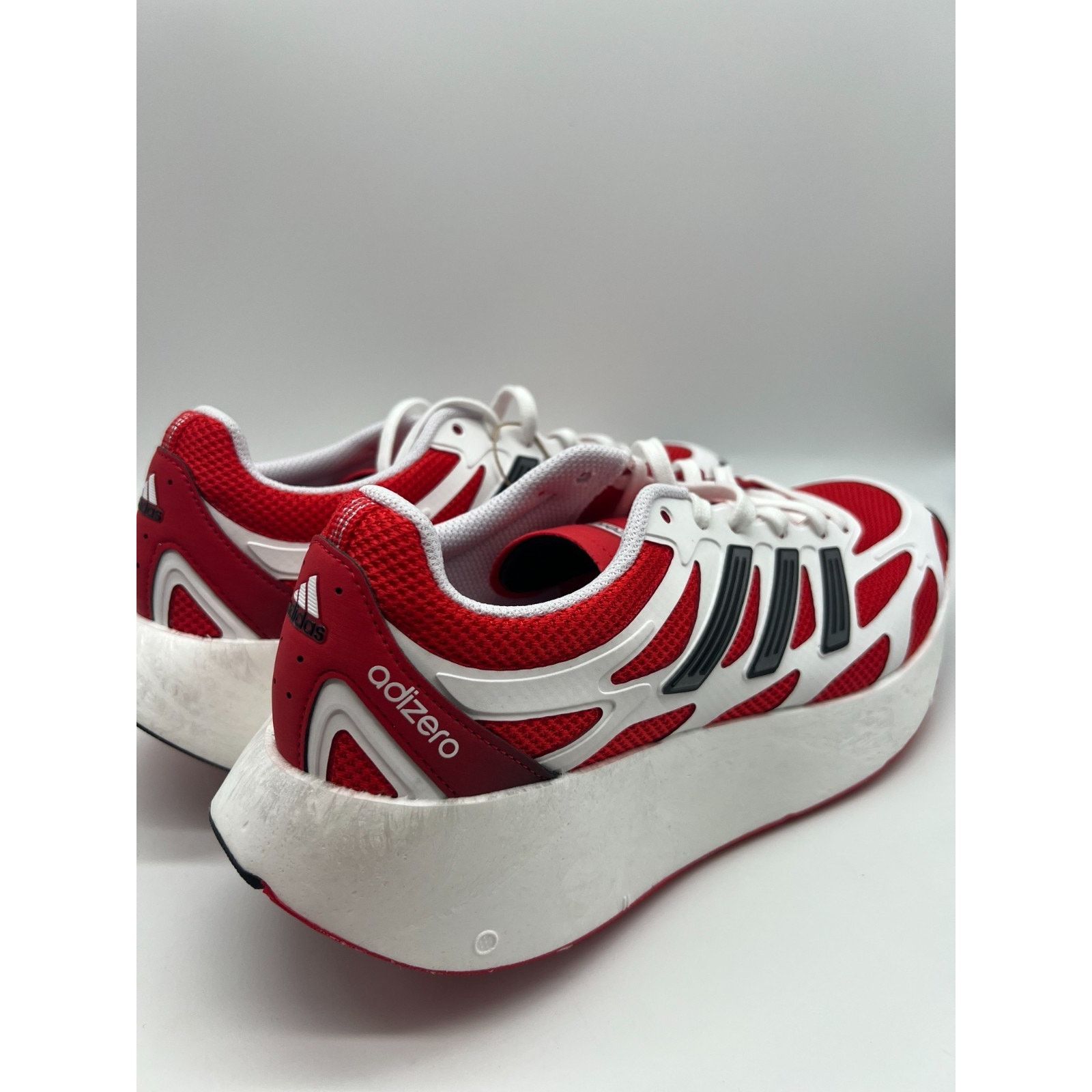 adidas Adizero Aruku White Pure Ruby RJI0308 Running Shoes Men\'s 8 adidas JI0308 Adizero Aruku Mens Lifestyle Shoe - Cloud  main image 4