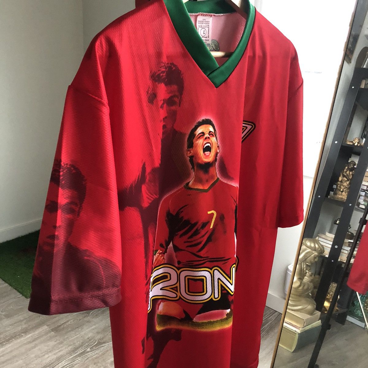 Cristiano Ronaldo Portugal kalciomania fan jersey