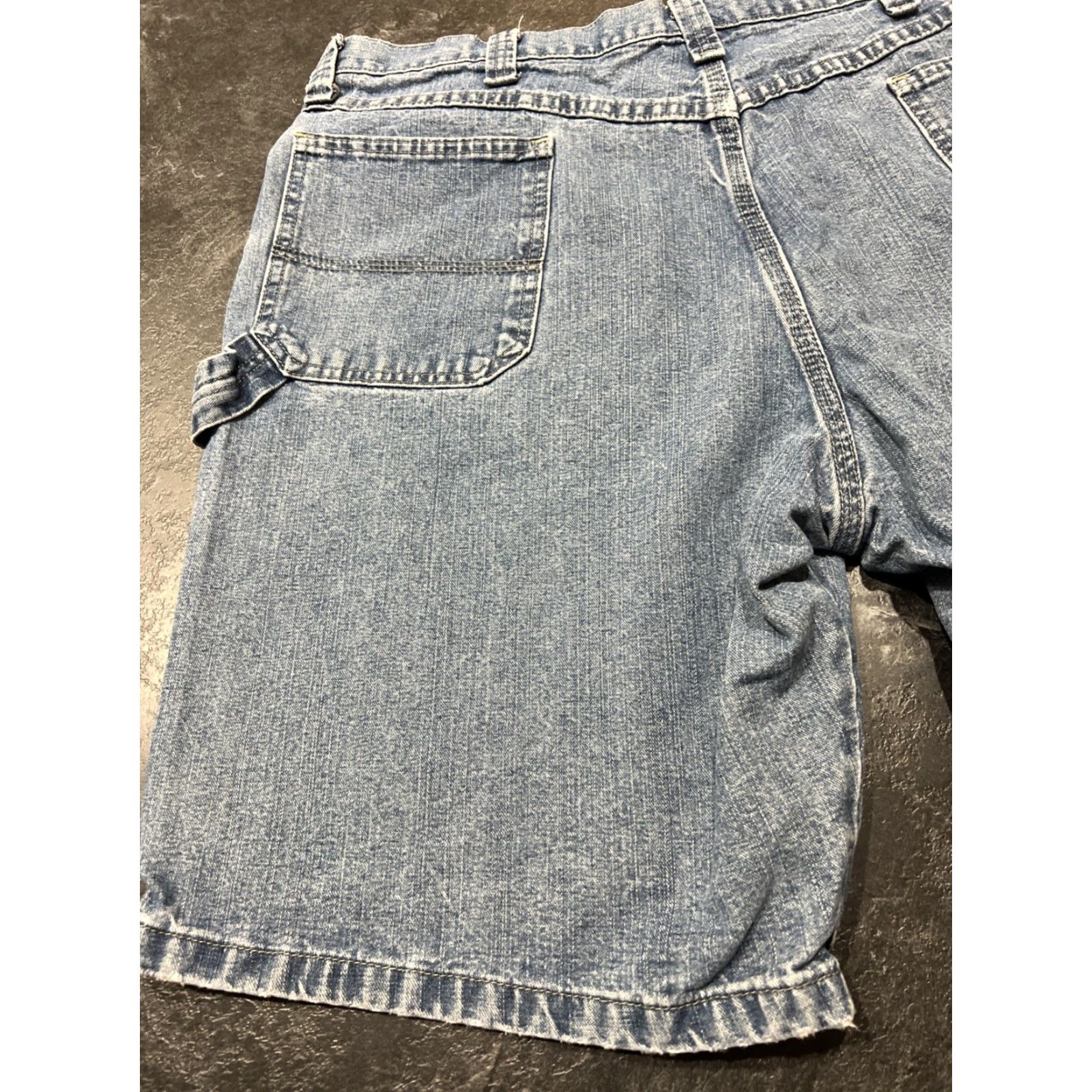 Wrangler Wrangler Shorts Mens 40 Blue Denim Carpenter Cotton Workwear Regular Fit Size US 40 / EU 56 - 4 Thumbnail