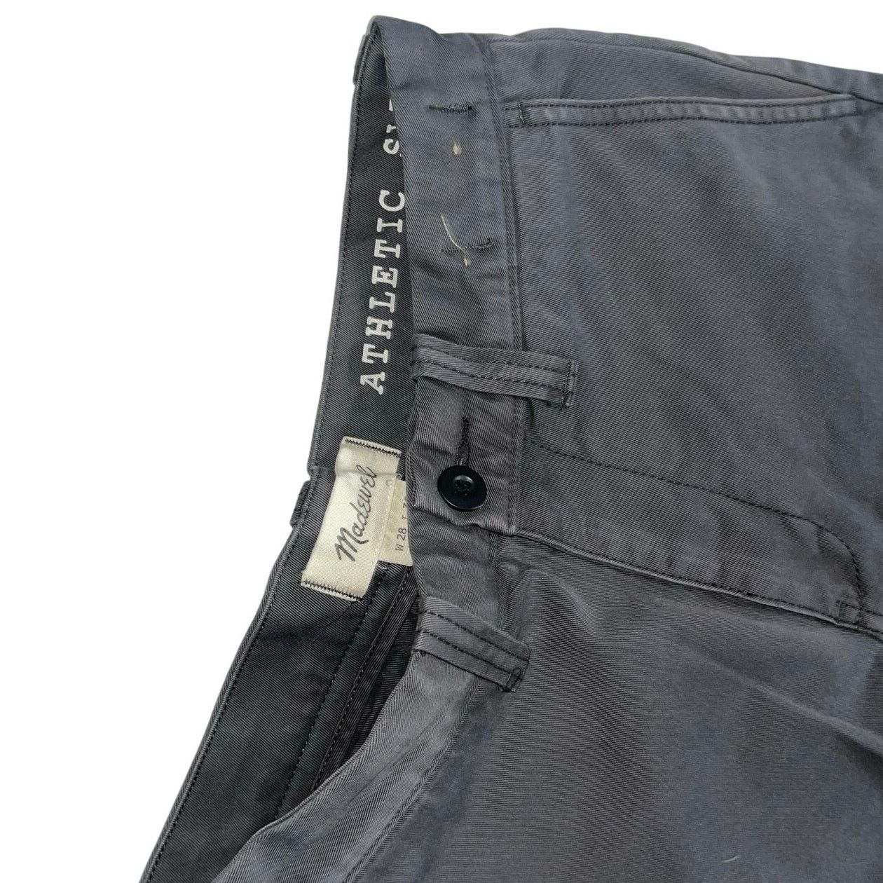 Madewell Athletic Slim Chino Pants Casual Preppy Everyday Comfort Size US 28 / EU 44 - 4 Thumbnail