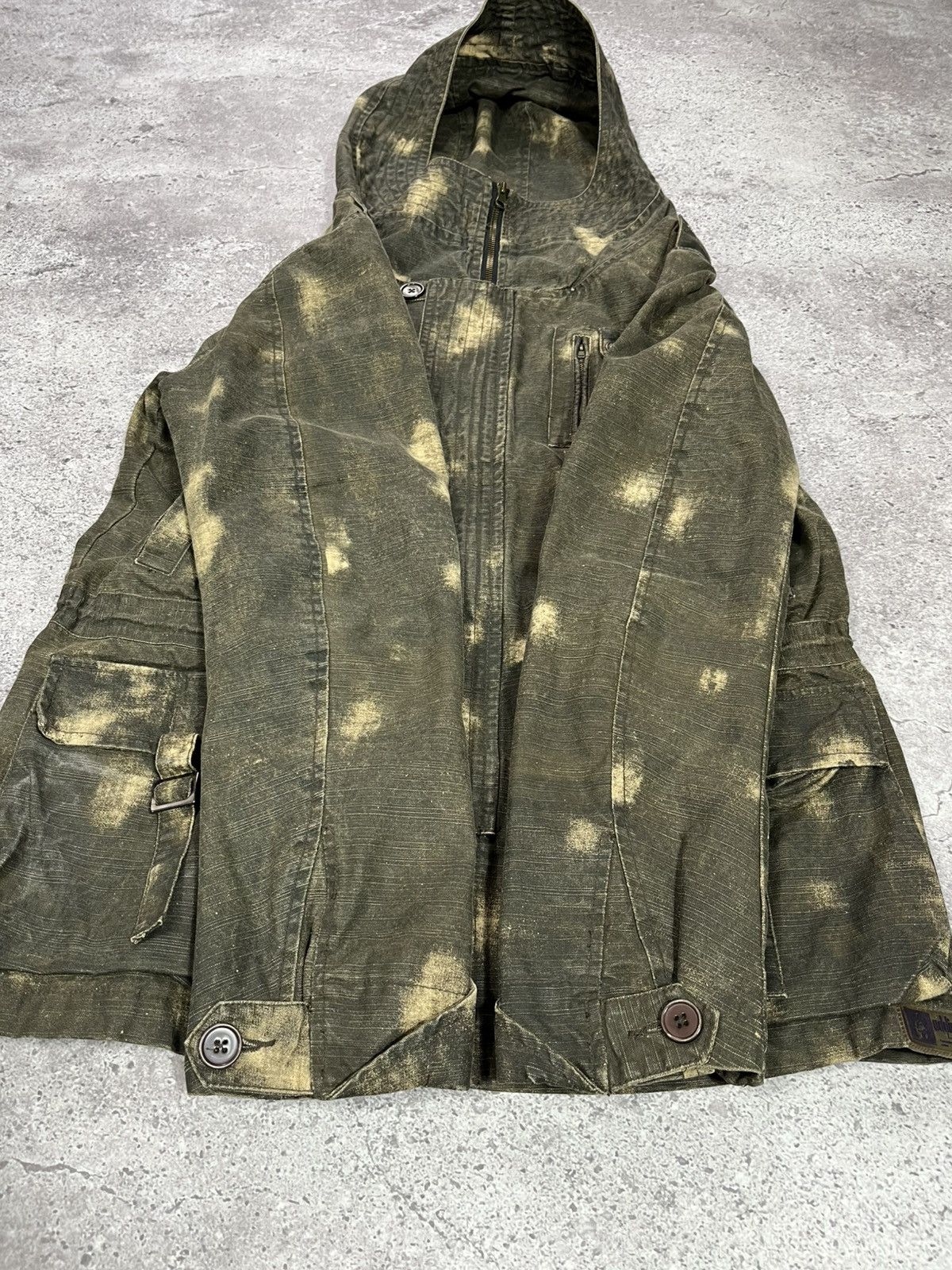 Japanese Brand Addictdol Camo Rick Owens style military jacket Size US M / EU 48-50 / 2 - 9 Thumbnail