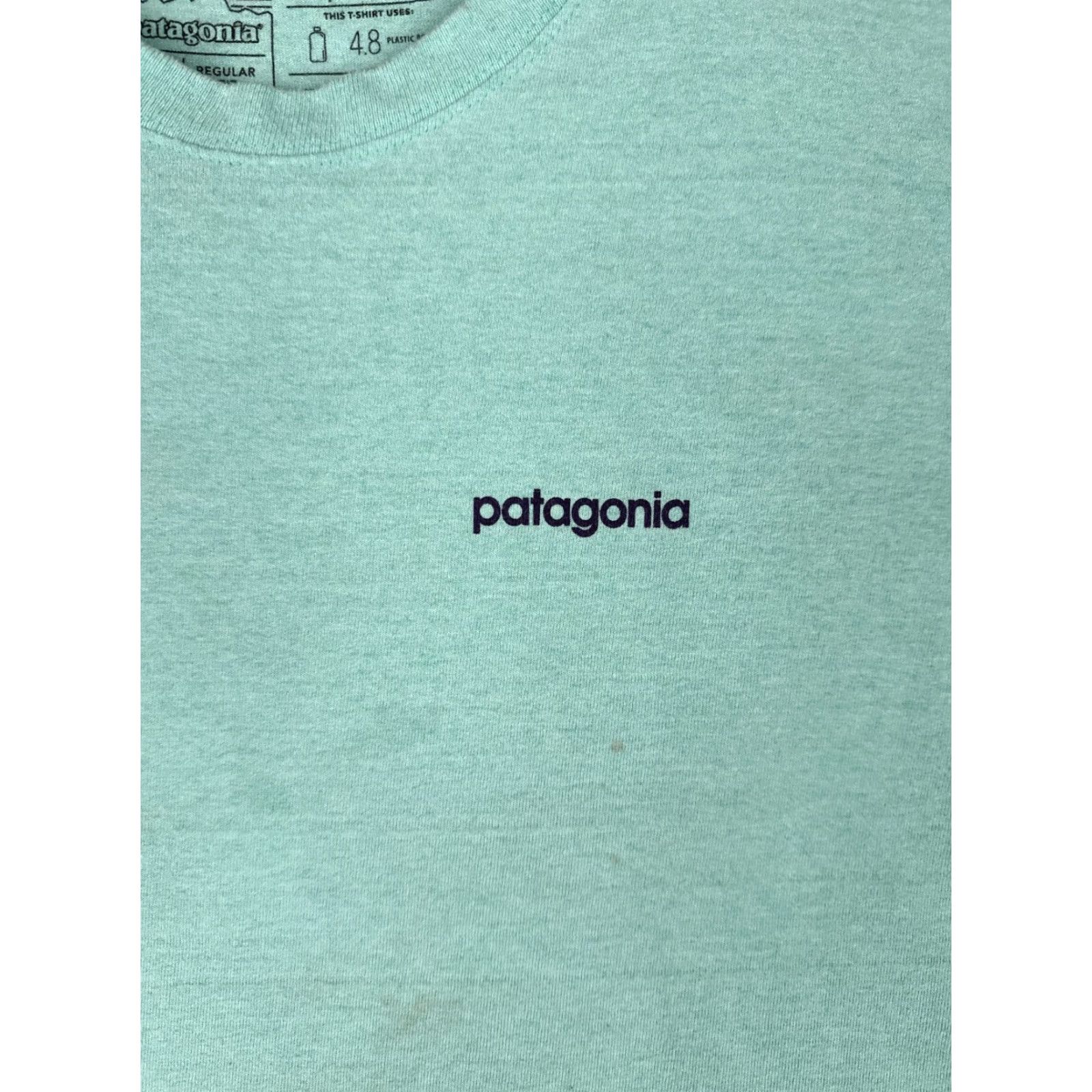 Patagonia Patagonia Shirt Men L Blue Crew Neck Cotton Polyester Blend Fitz Roy Short Sleeve Men’s T-Shirt Size US L / EU 52-54 / 3 - 6 Thumbnail