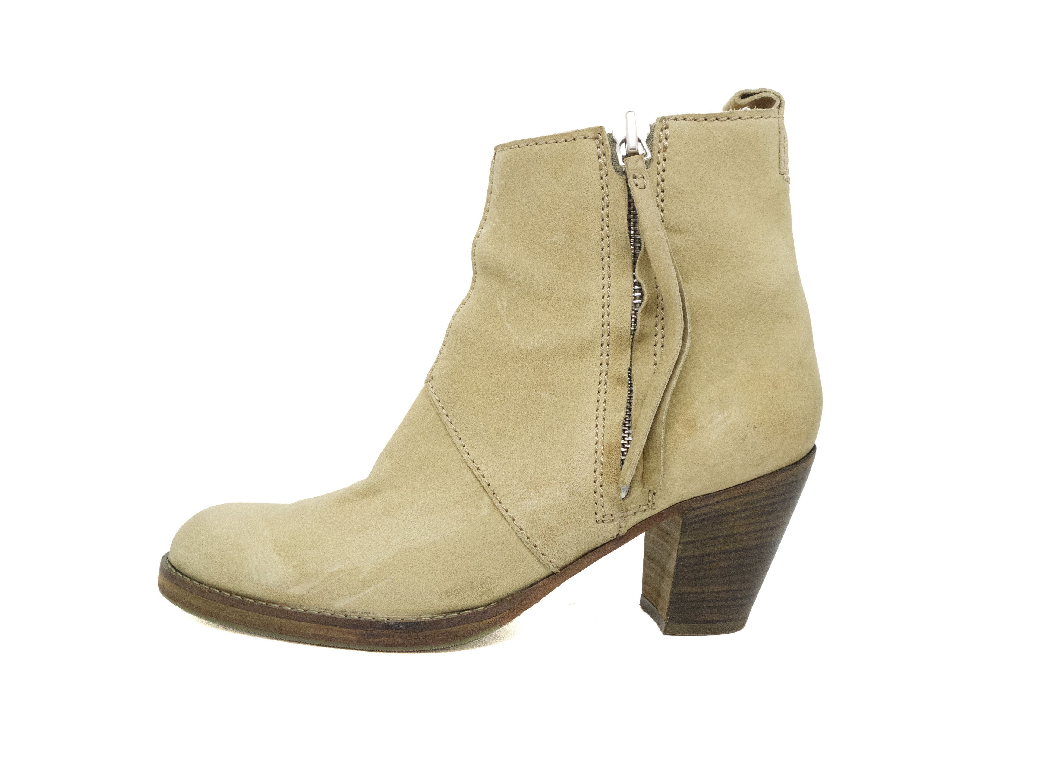 Acne Studios Pistol Boots Nubuck Size Zip Ankle Boots Size US 11 / IT 41 - 3 Thumbnail