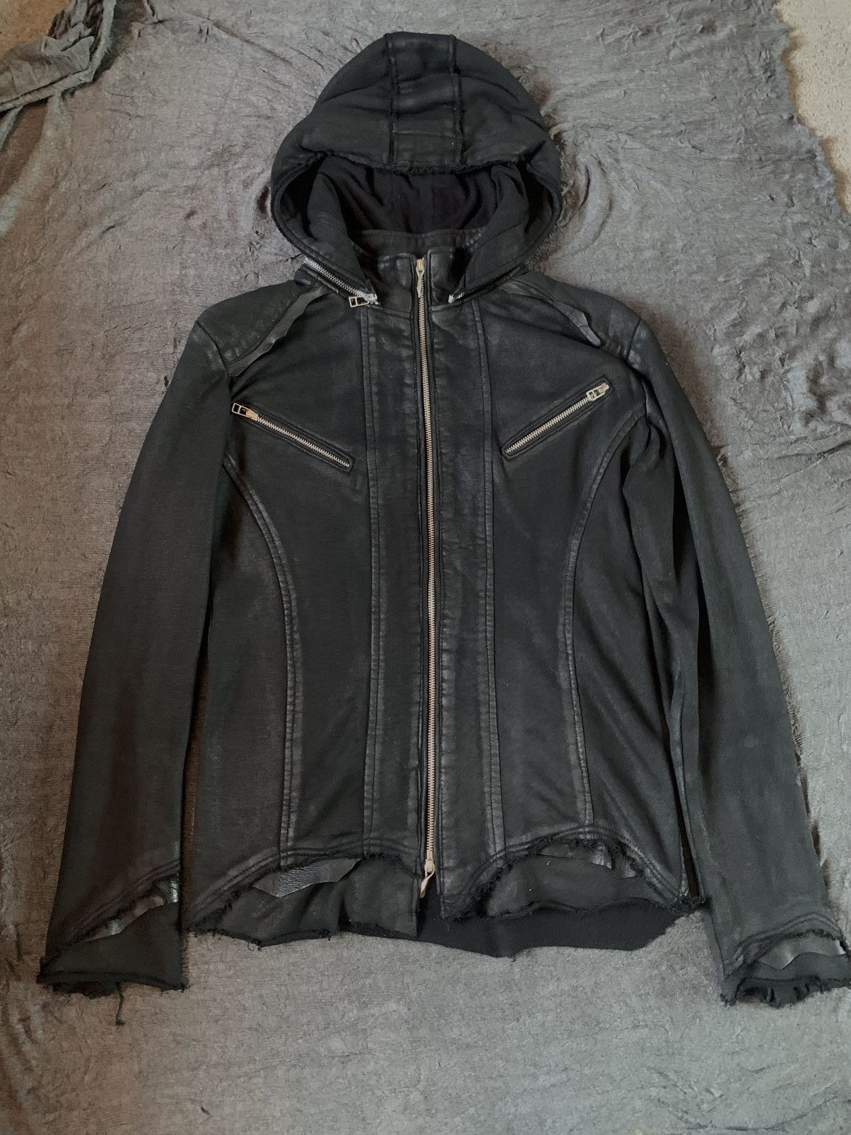 14th Addiction 14th Addiction Removable Hood Riders Jacket | Grailed