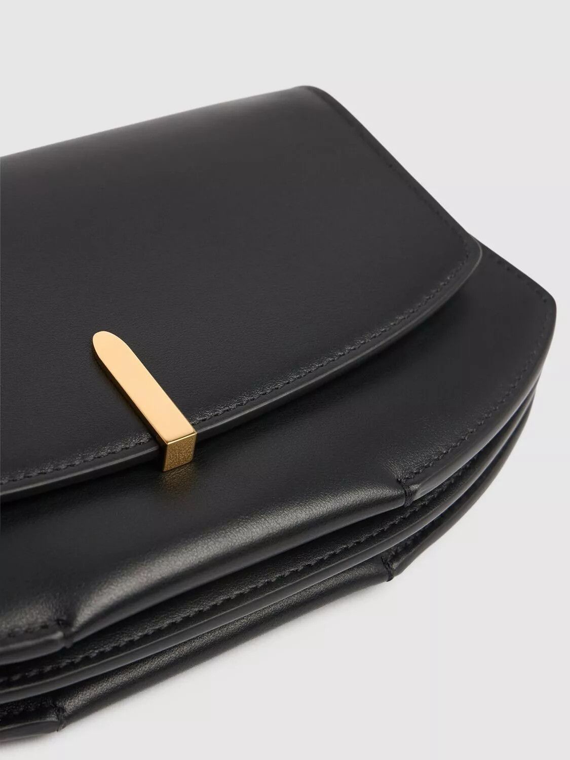 Savette SAVETTE Florence Black Leather Clutch New And Authentic Size ONE SIZE - 3 Thumbnail
