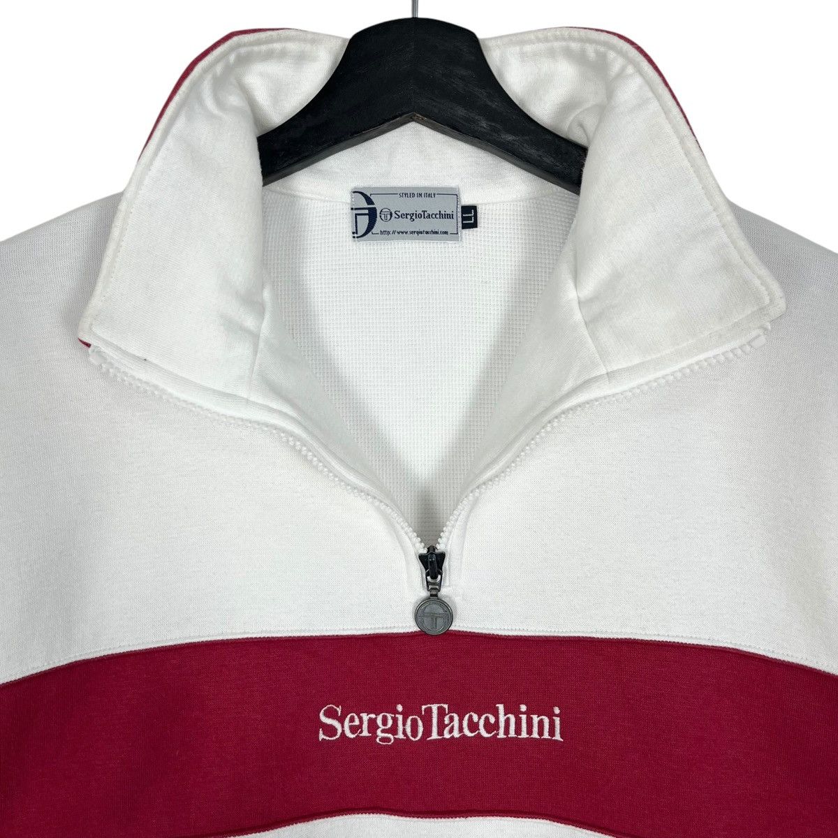Sergio Tacchini Sergio Tacchini Half Zipper Sweatshirt Size US XL / EU 56 / 4 - 5 Thumbnail