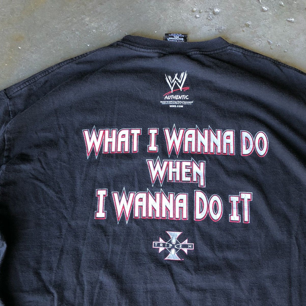 Vintage × WWF Vintage 2003 Triple H The Game Cross Y2K Tee Shirt Size US XXL / EU 58 / 5 - 4 Thumbnail