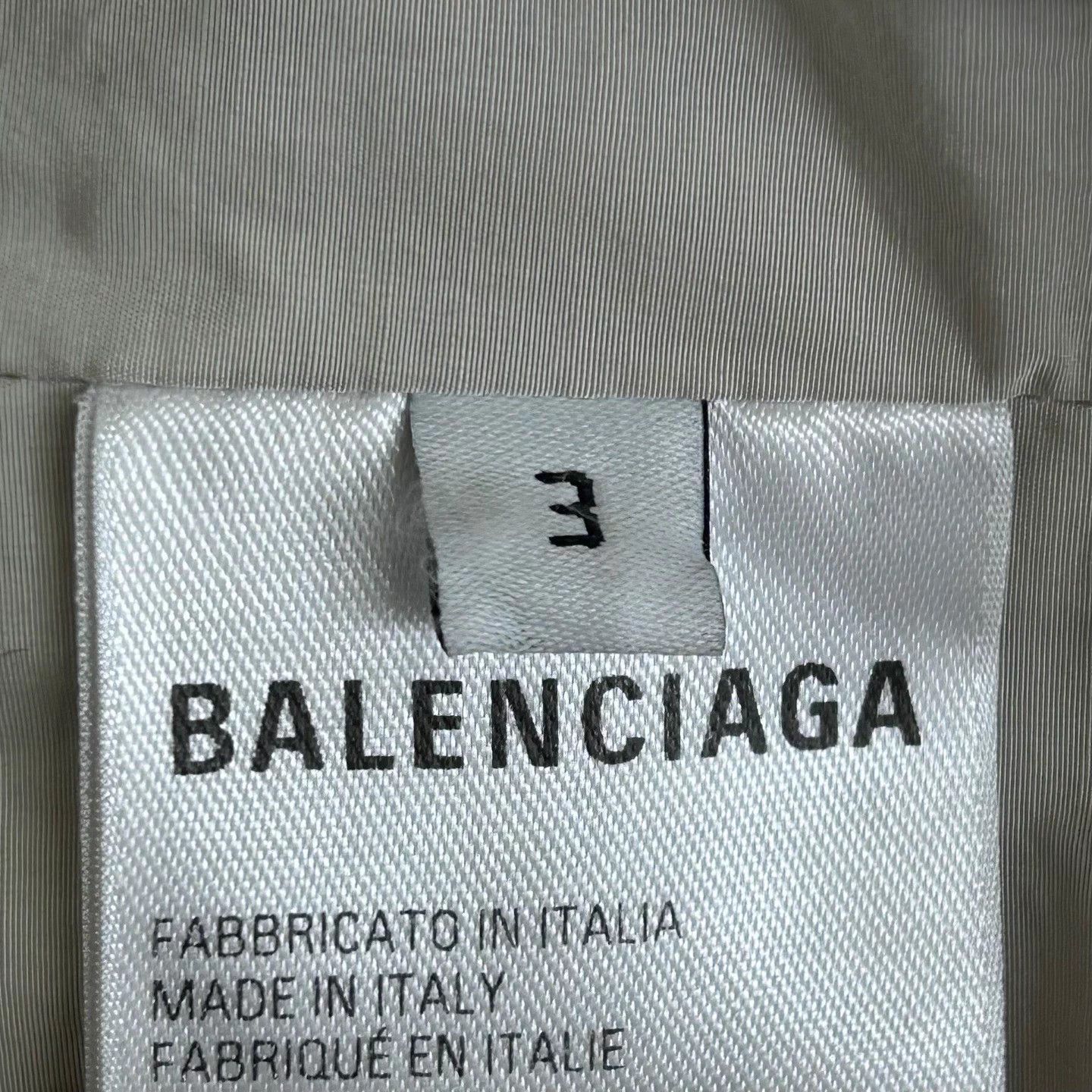 Balenciaga Balenciaga SS23 Ivory Lapel Zip Jacket /3 Size US L / EU 52-54 / 3 - 5 Thumbnail