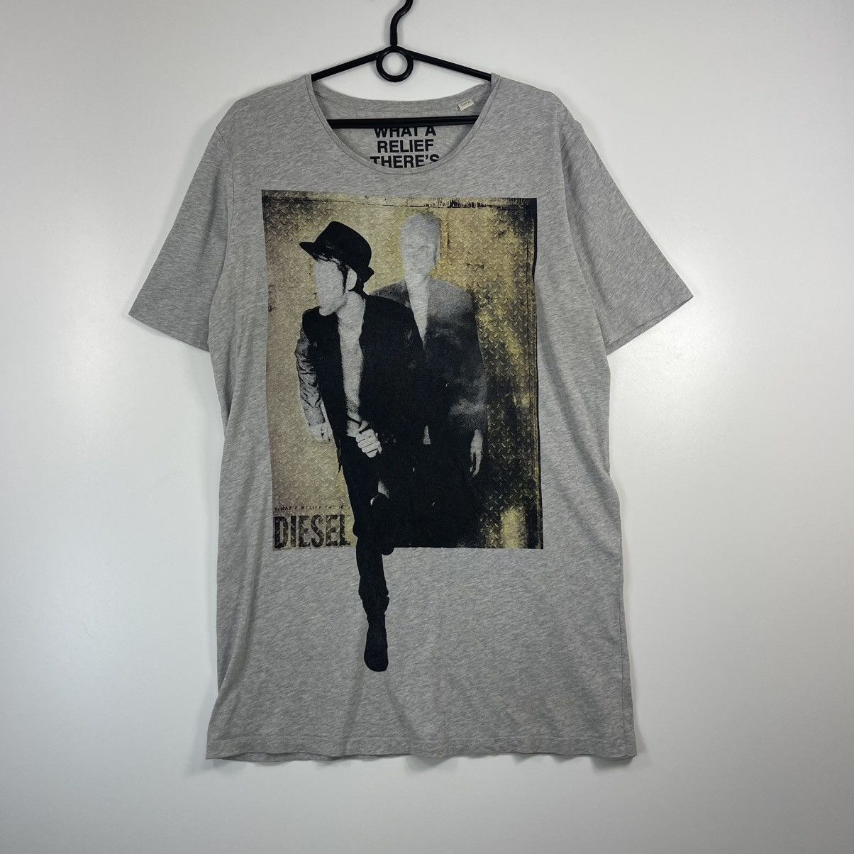 Diesel Vintage Big logo Y2K Diesel T-shirt Size US XL / EU 56 / 4 - 1 Thumbnail