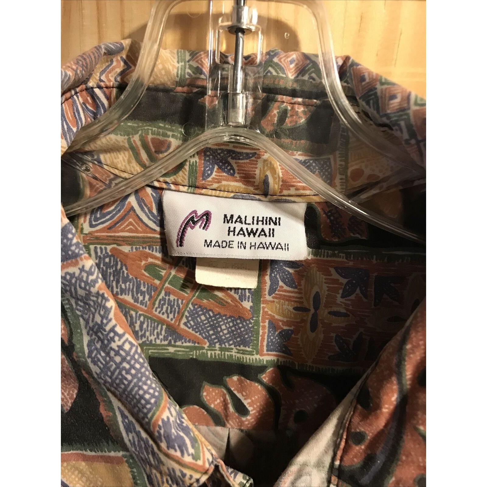 Other Malihini Vintage Men’s L orange Floral Button Hawaiian Shirt Size US L / EU 52-54 / 3 - 3 Thumbnail