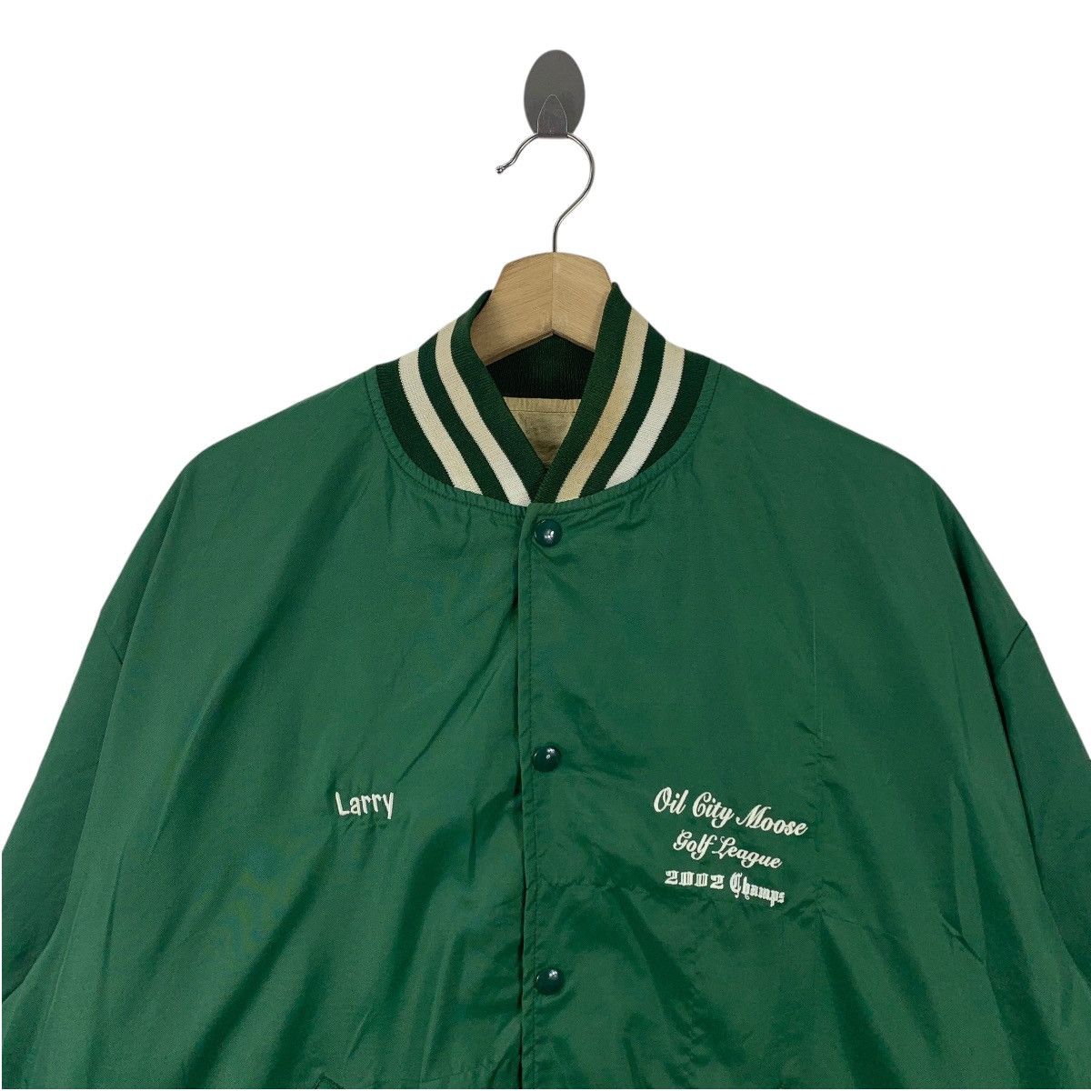 Holloway × Vintage Vintage HOLLOWAY oil city moose varsity jacket Size US XL / EU 56 / 4 - 2 Thumbnail