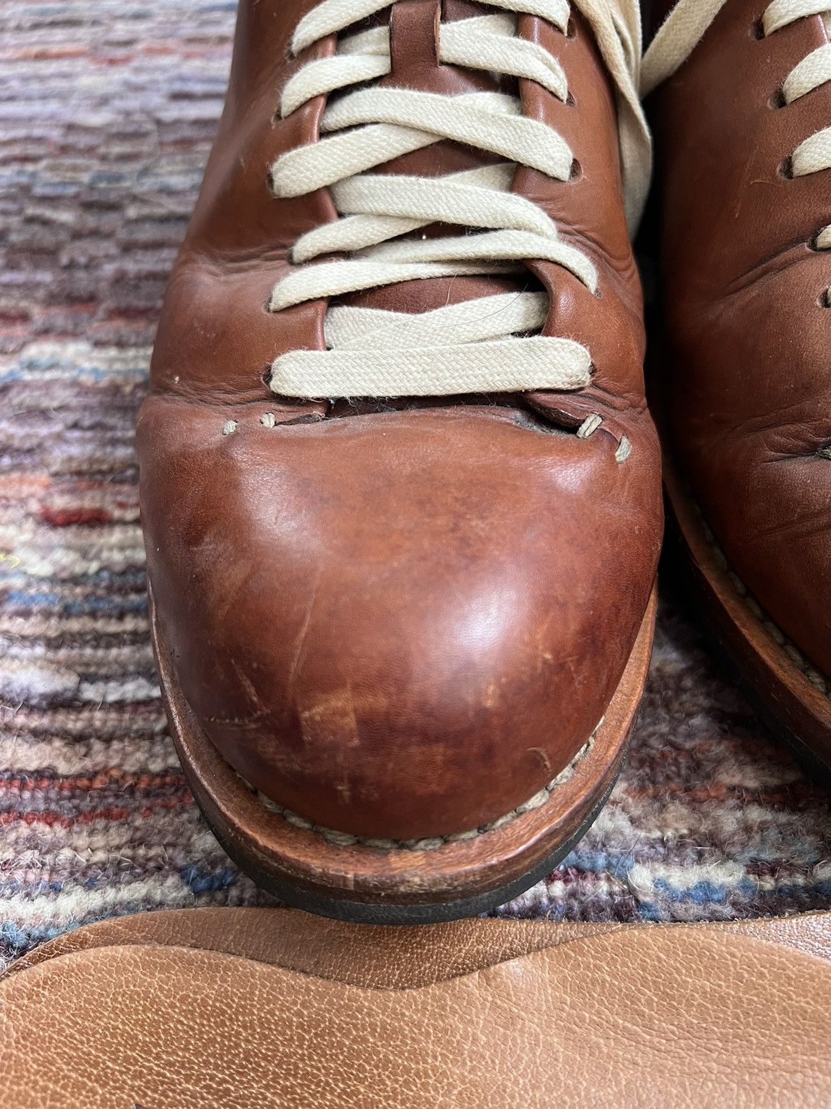 Feit Hand Sewn Unlined Hiking Boot Size US 13 / EU 46 - 8 Thumbnail