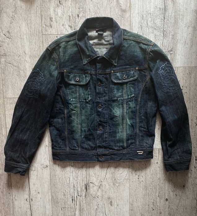 Vintage diesel outlet denim jacket