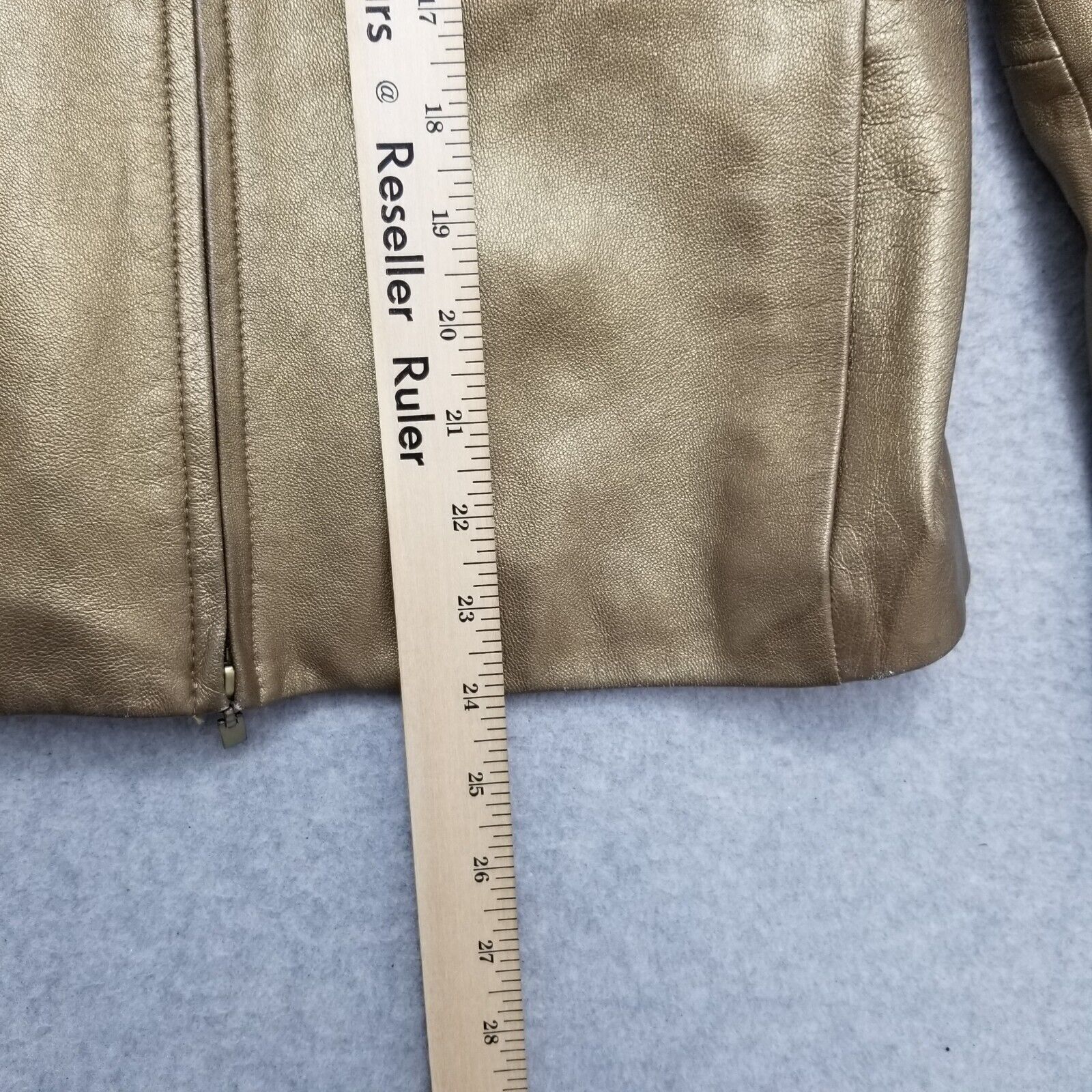 Other Rena Rowan Leather Jacket Womens 6 Long Sleeve Full Zip Size M / US 6-8 / IT 42-44 - 6 Thumbnail