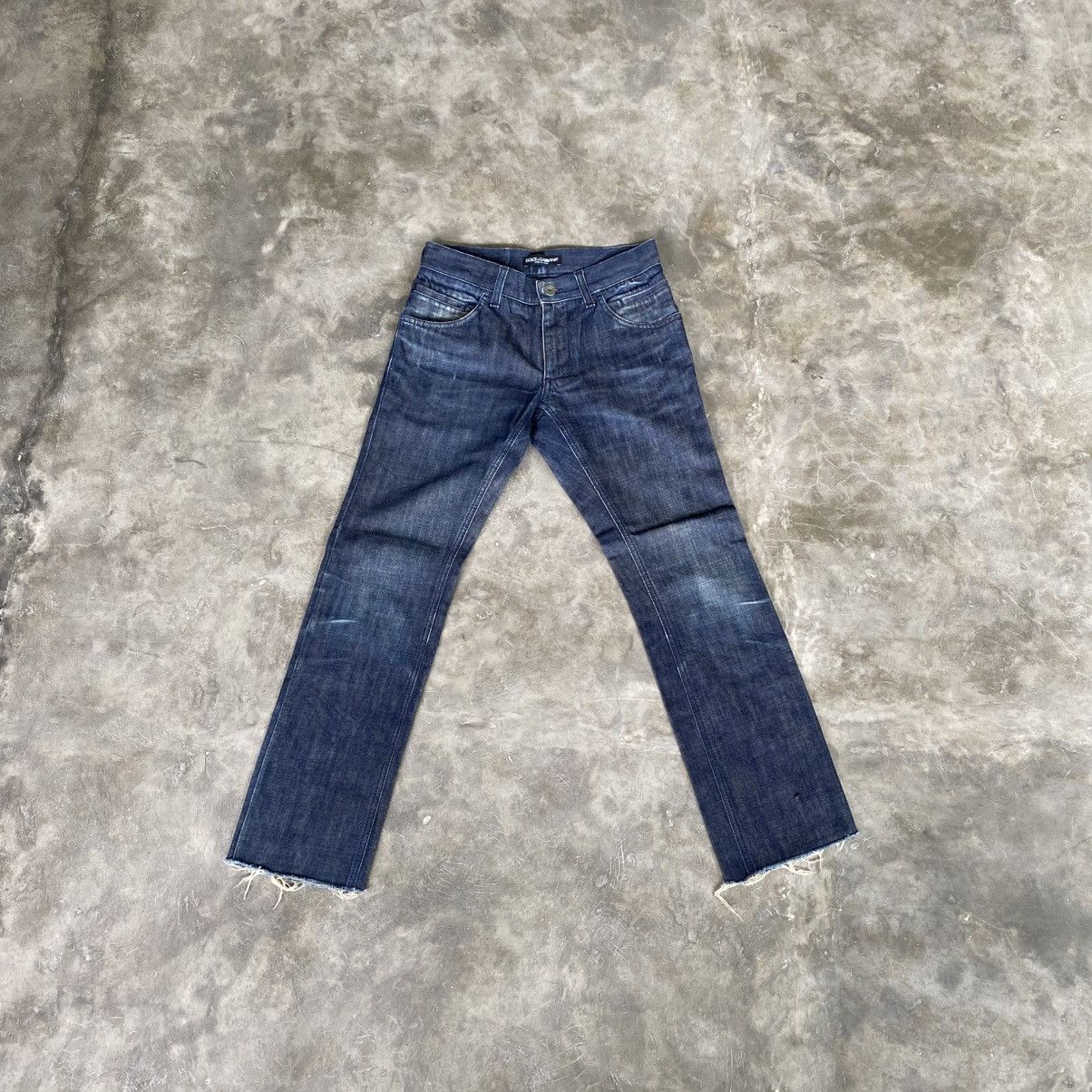 Dolce & Gabbana 2000s Dolce&Gabbana Via San Damiano 7 Denim Pants Size US 26 / EU 42 - 1 Thumbnail