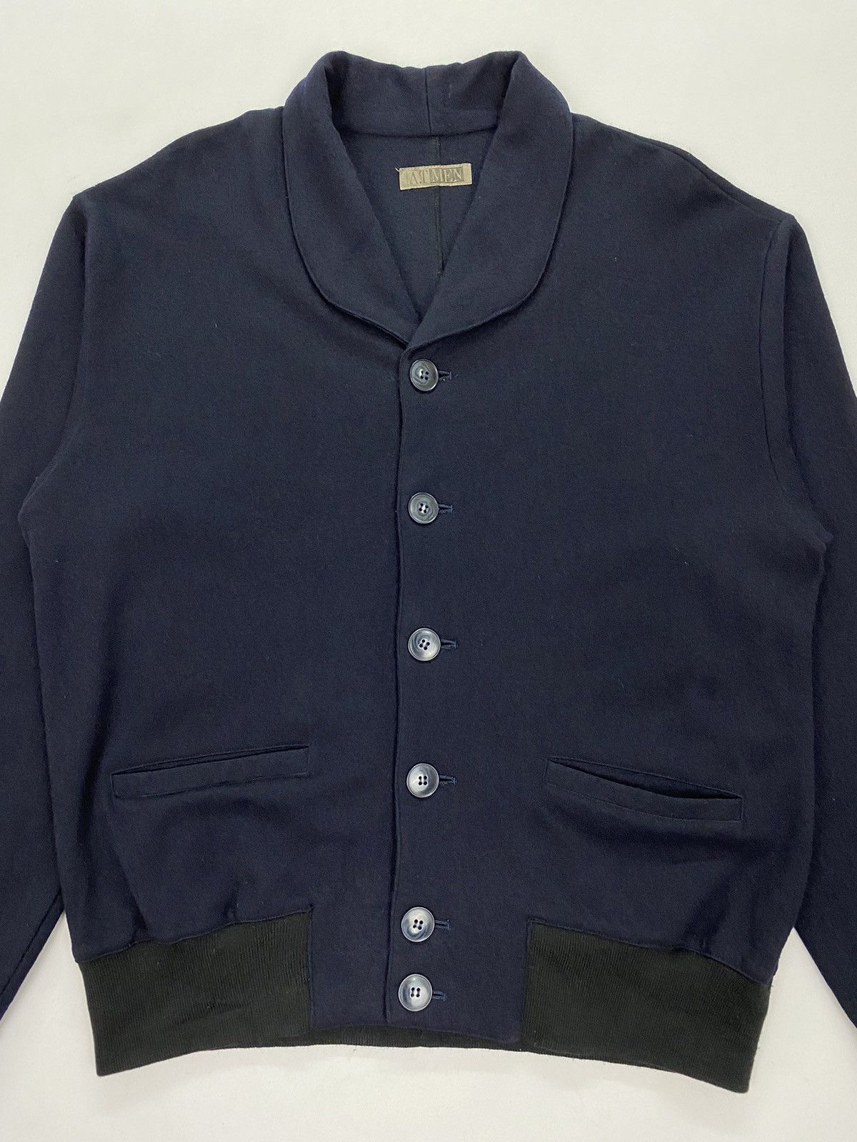 Japanese Brand A.T Men Shawl Collar Jacket Size US S / EU 44-46 / 1 - 3 Thumbnail