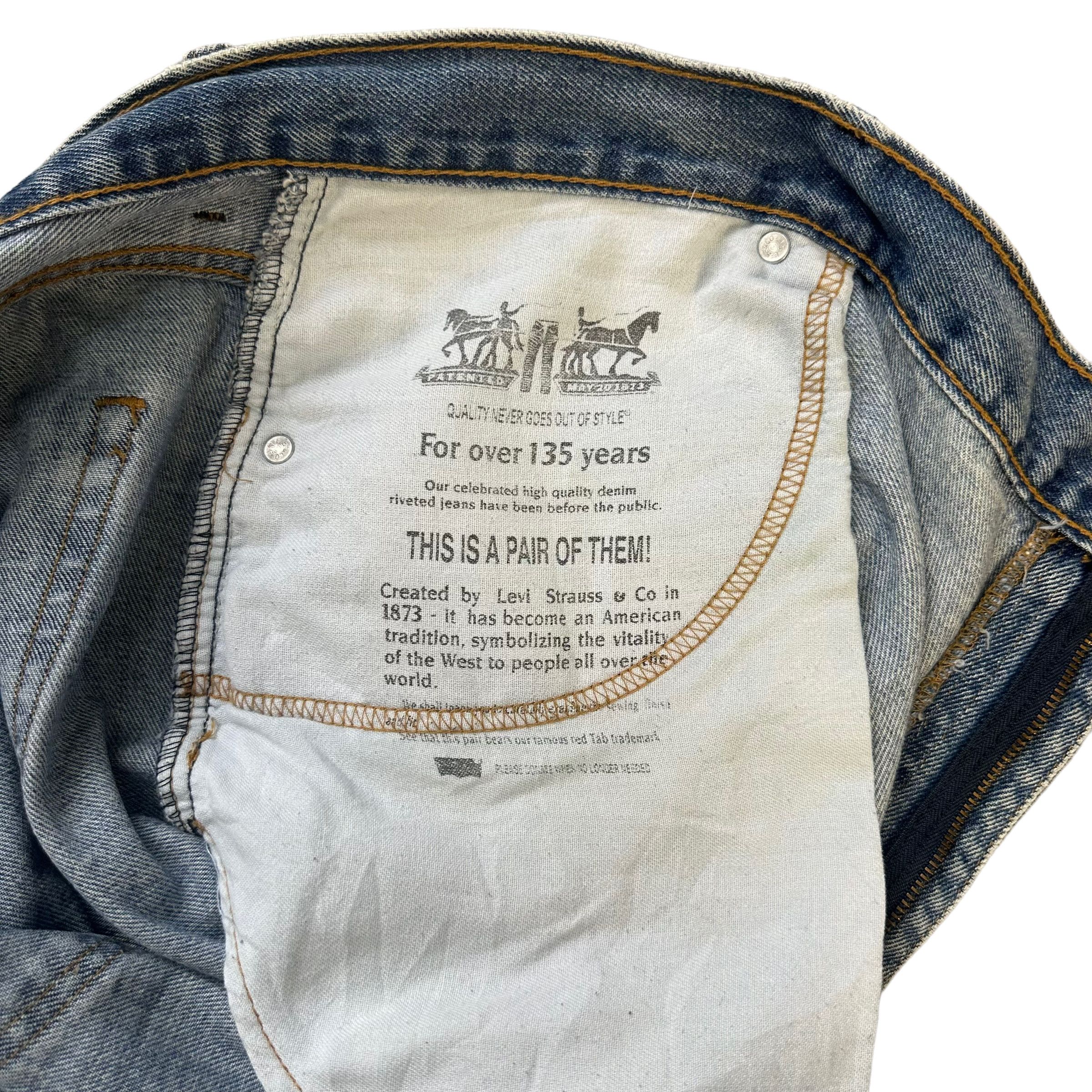 Levi's LEVIS 550 WASHED DENIM PANT SIZE 50X30 #8515-012 Size US 44 / EU 60 - 8 Thumbnail