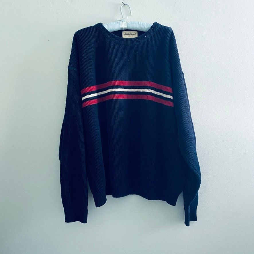 Eddie Bauer Vintage 90s Eddie Bauer black crewneck sweater Size US L / EU 52-54 / 3 - 2 Thumbnail