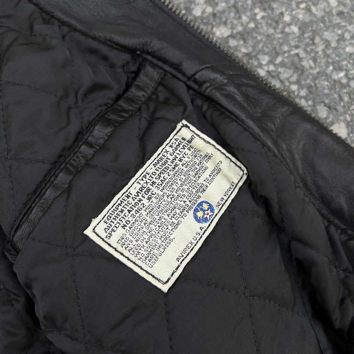 Avirex × Vintage Avirex Signature Leather Varsity Jacket Size US XS / EU 42 / 0 - 7 Thumbnail