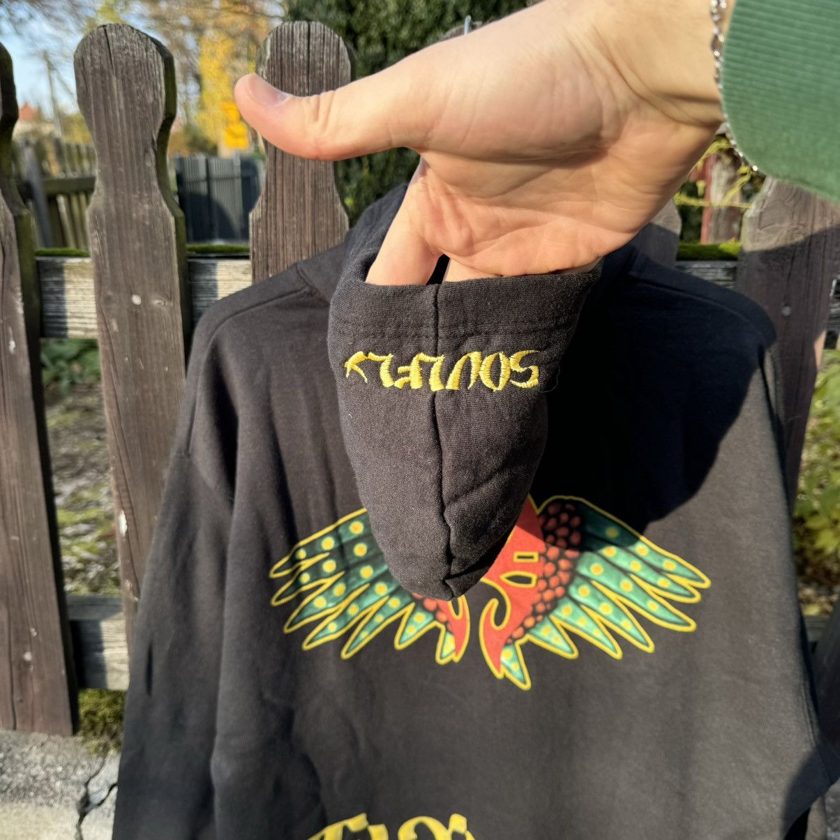 Band Tees × Vintage 2000 Vintage Soulfly Flyhigh Trash Metal Band Hoodie RARE Size US L / EU 52-54 / 3 - 12 Thumbnail