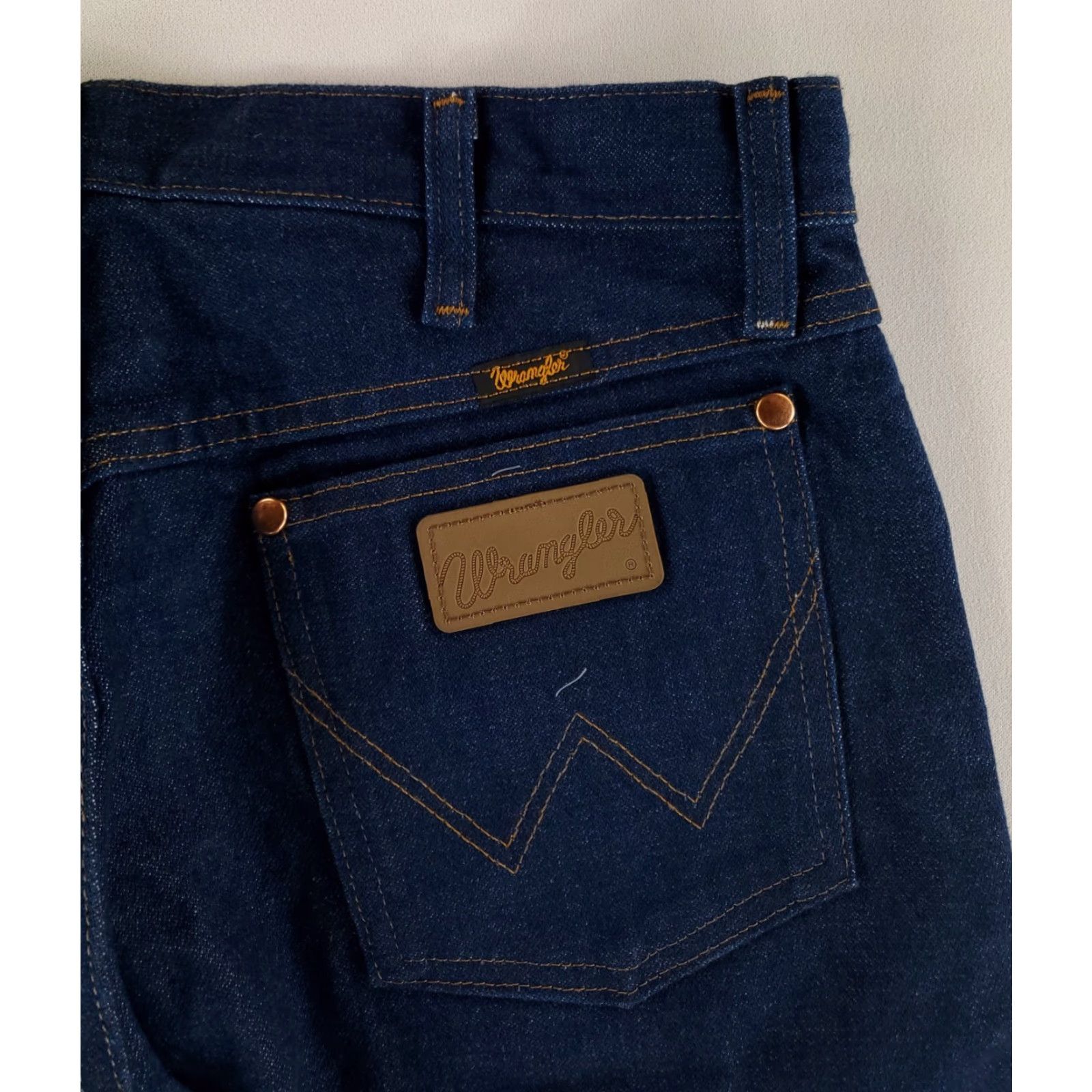 Wrangler VINTAGE Wrangler Jeans 13MWZ VTG 90s Blue Mens 33x30 Size US 33 - 3 Thumbnail