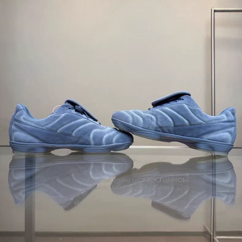 Louis Vuitton Louis Vuitton Footprint Soccer 25 New Blue Suede Sportswea Size US 9 / EU 42 - 6 Thumbnail