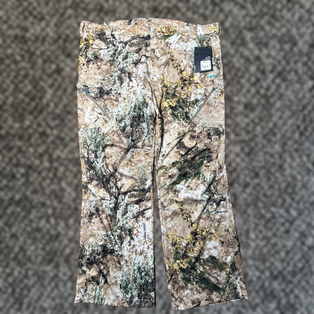 Vintage Cabela's Pants 2XL Mens Camouflage Cotton Polyester Breathable Slash Pocket Casual Chino Straight 32 Inseam Green Vintage: No Size US 44 / EU 60 - 1 Thumbnail
