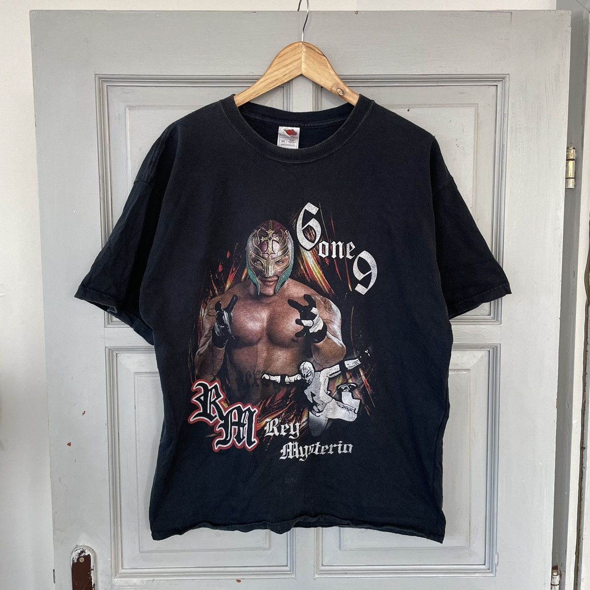 Vintage × WWE 2000s REY MYSTERIO 619 RARE FADED WRESTLING TEE y2k Size US XL / EU 56 / 4 - 4 Thumbnail
