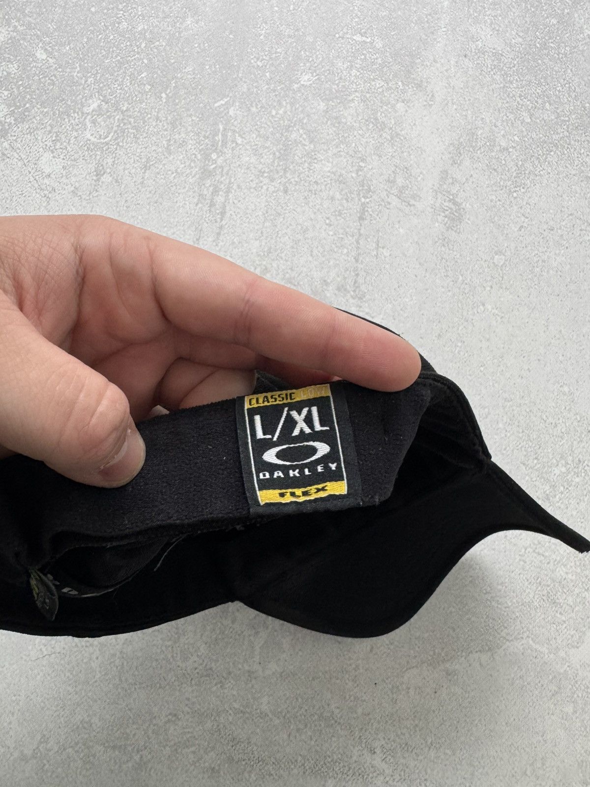 Oakley Vintage Oakley Carbon Plain Logo Flex Outdoor Cap Hat Size ONE SIZE - 10 Thumbnail