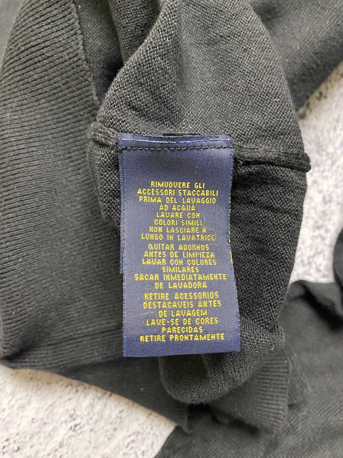 Polo Ralph Lauren Vintage Polo Ralph Lauren Luxury Black V-Neck Sweater Size US M / EU 48-50 / 2 - 9 Thumbnail