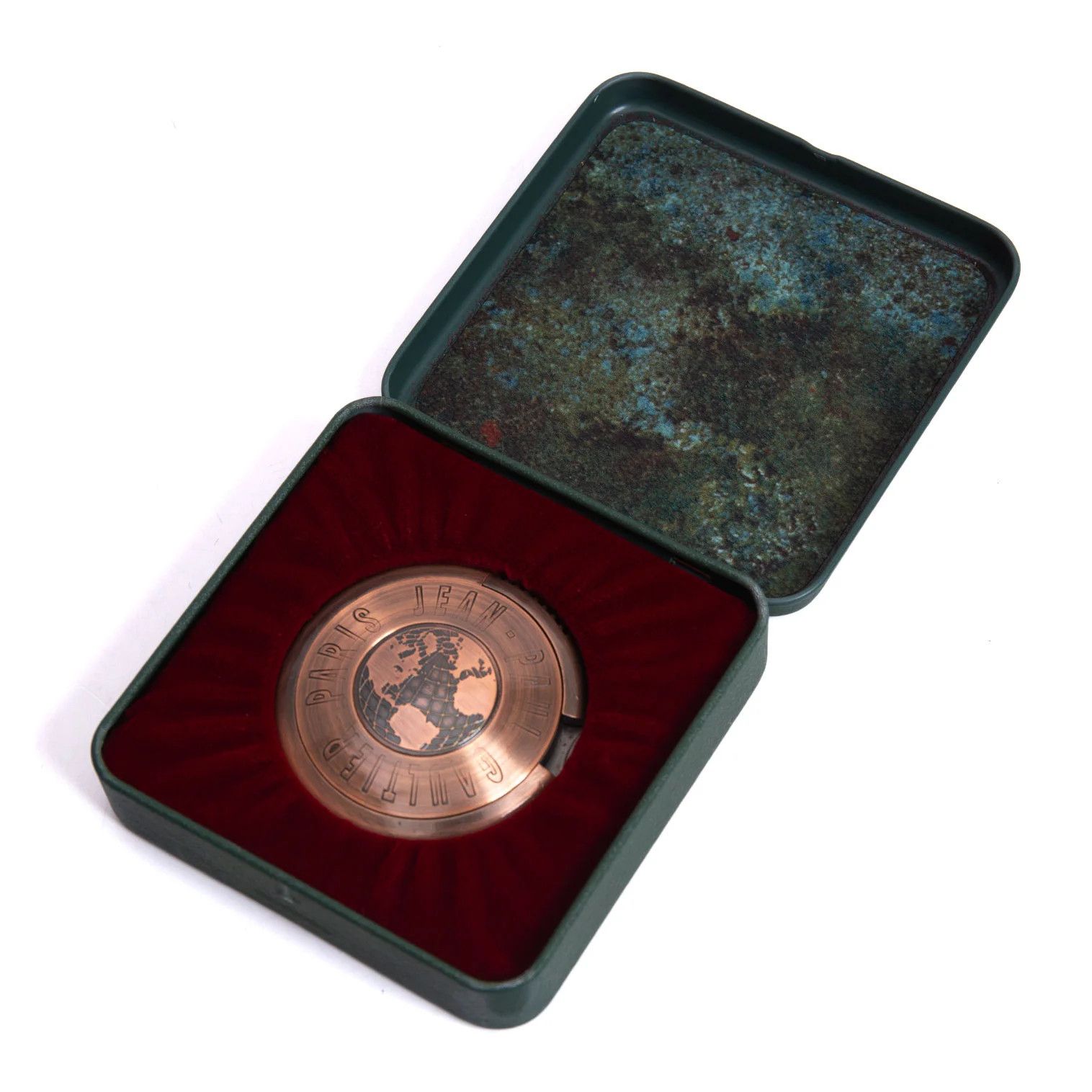 Jean Paul Gaultier Metal Disc Gas Lighter in Bronze Size ONE SIZE - 6 Thumbnail