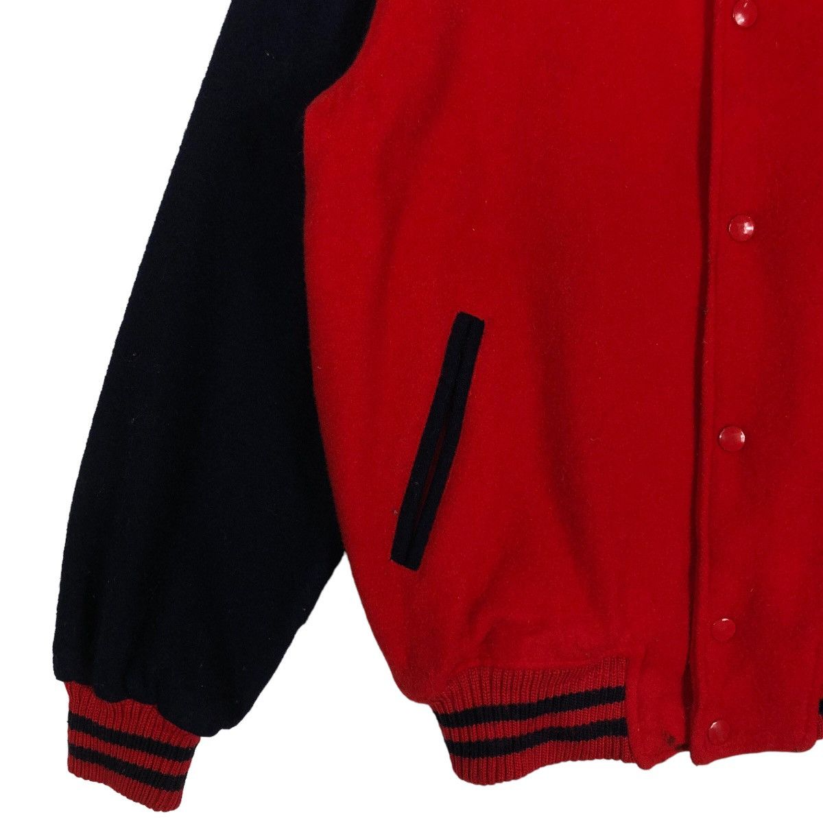 Japanese Brand 🔥90’s Vintage Varsity Jacket Troy Bros Japan Made Size US L / EU 52-54 / 3 - 3 Thumbnail