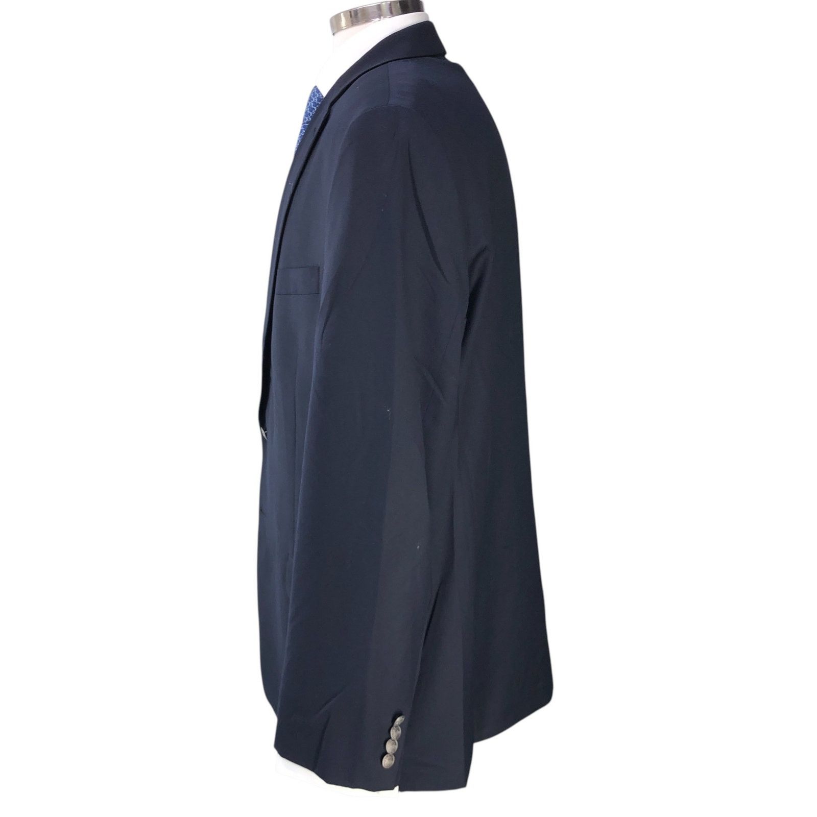 Michael Kors Michael Kors Size 46L Blazer Classic Navy Gold Metal Button Size 46L - 7 Thumbnail