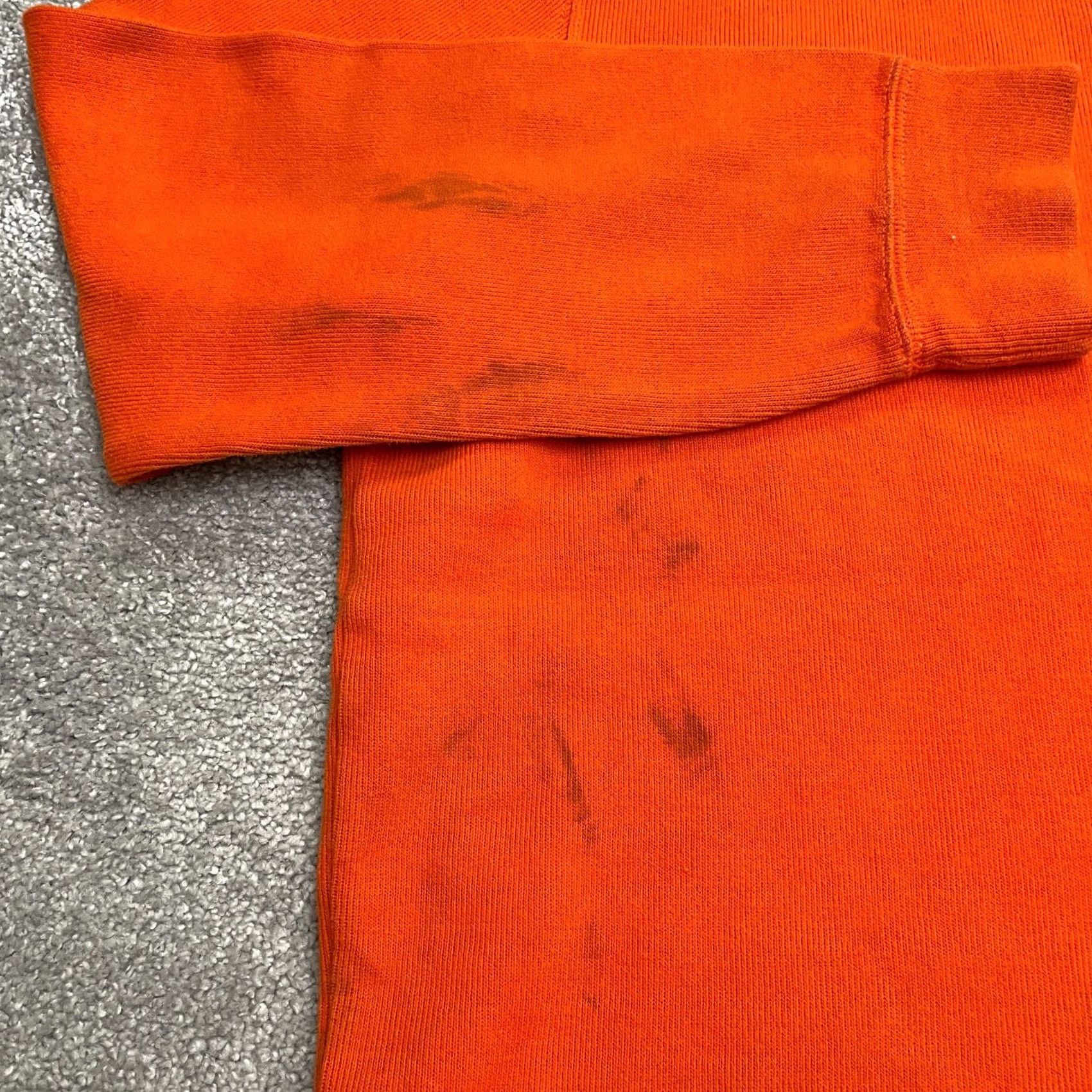 Polo Ralph Lauren Polo Ralph Lauren 1/4 Zip Sweater Mens XL Orange Cotton Mock Neck Casual Outdoor Shirt Size US XL / EU 56 / 4 - 6 Thumbnail